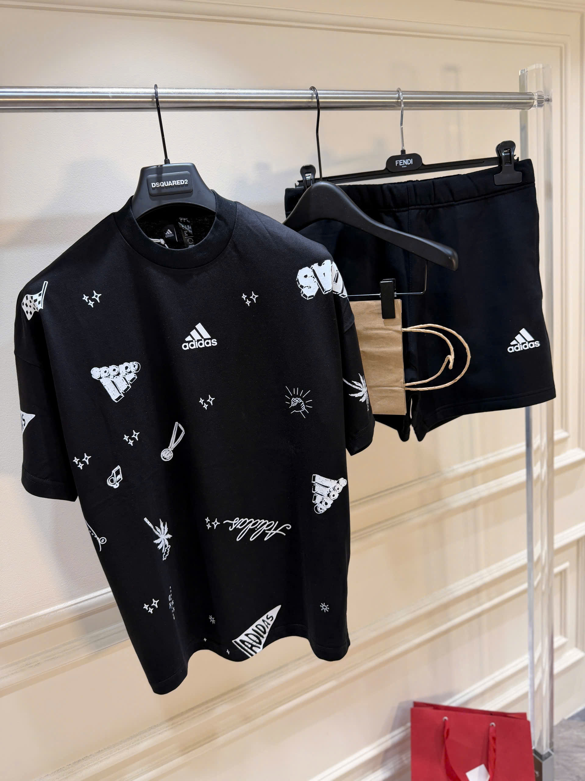 Set bộ nỉ thể thao Adidas nhiều logo Like Auth S-XL NV
