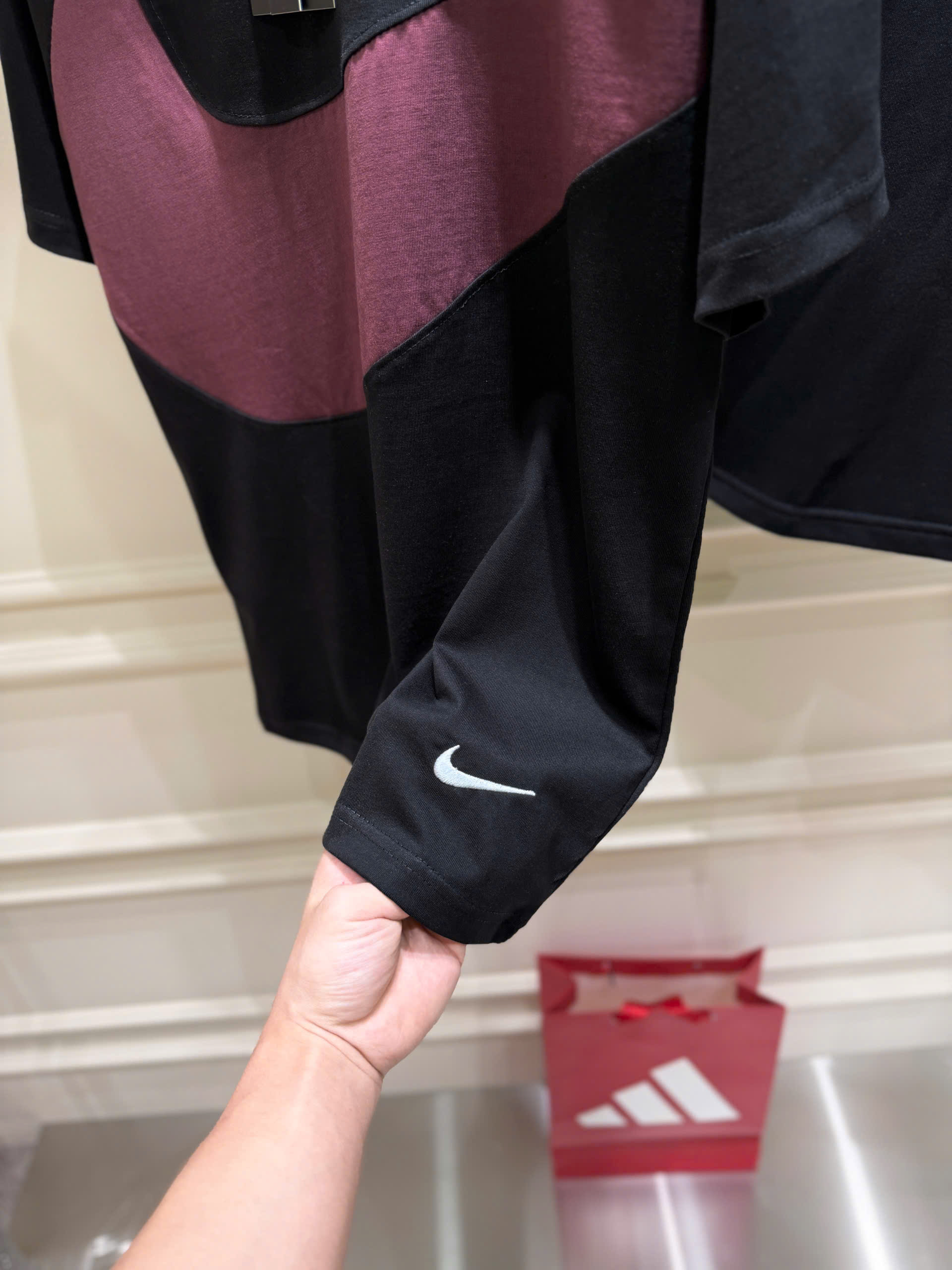 Set bộ thể thao hè Nike logo wash móc ngực Like Auth S-XL LK