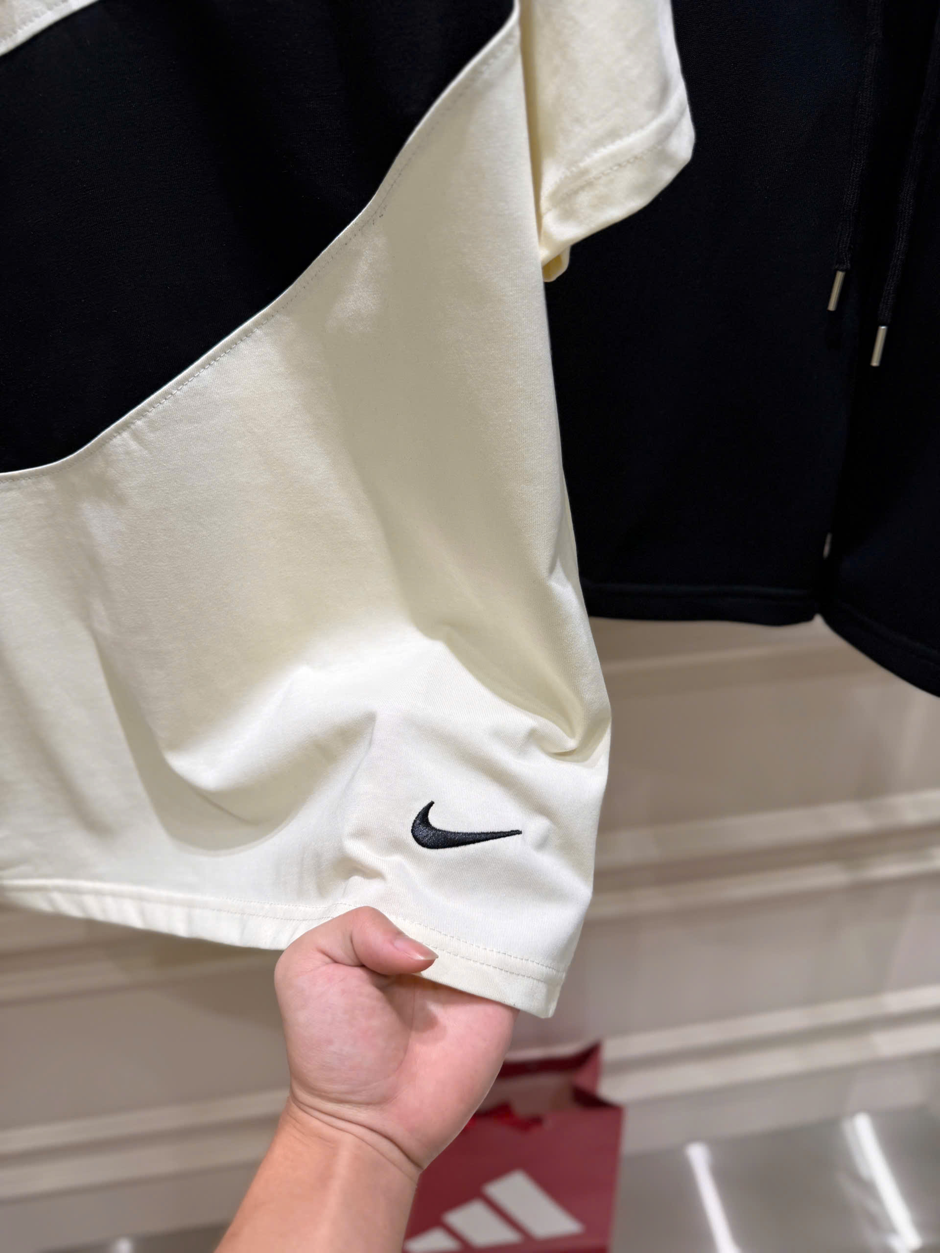 Set bộ thể thao hè Nike logo wash móc ngực Like Auth S-XL LK