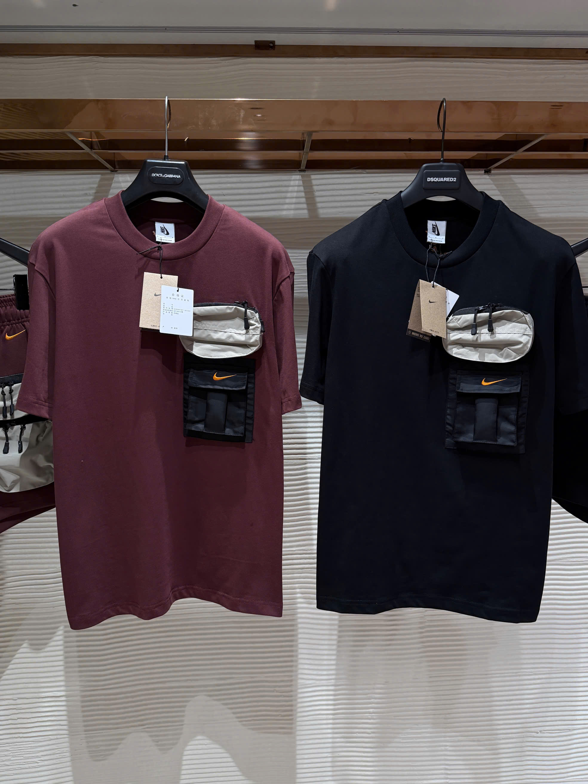 Set bộ thể thao hè Nike túi hộp ngực đùi Like Auth S-XL NV