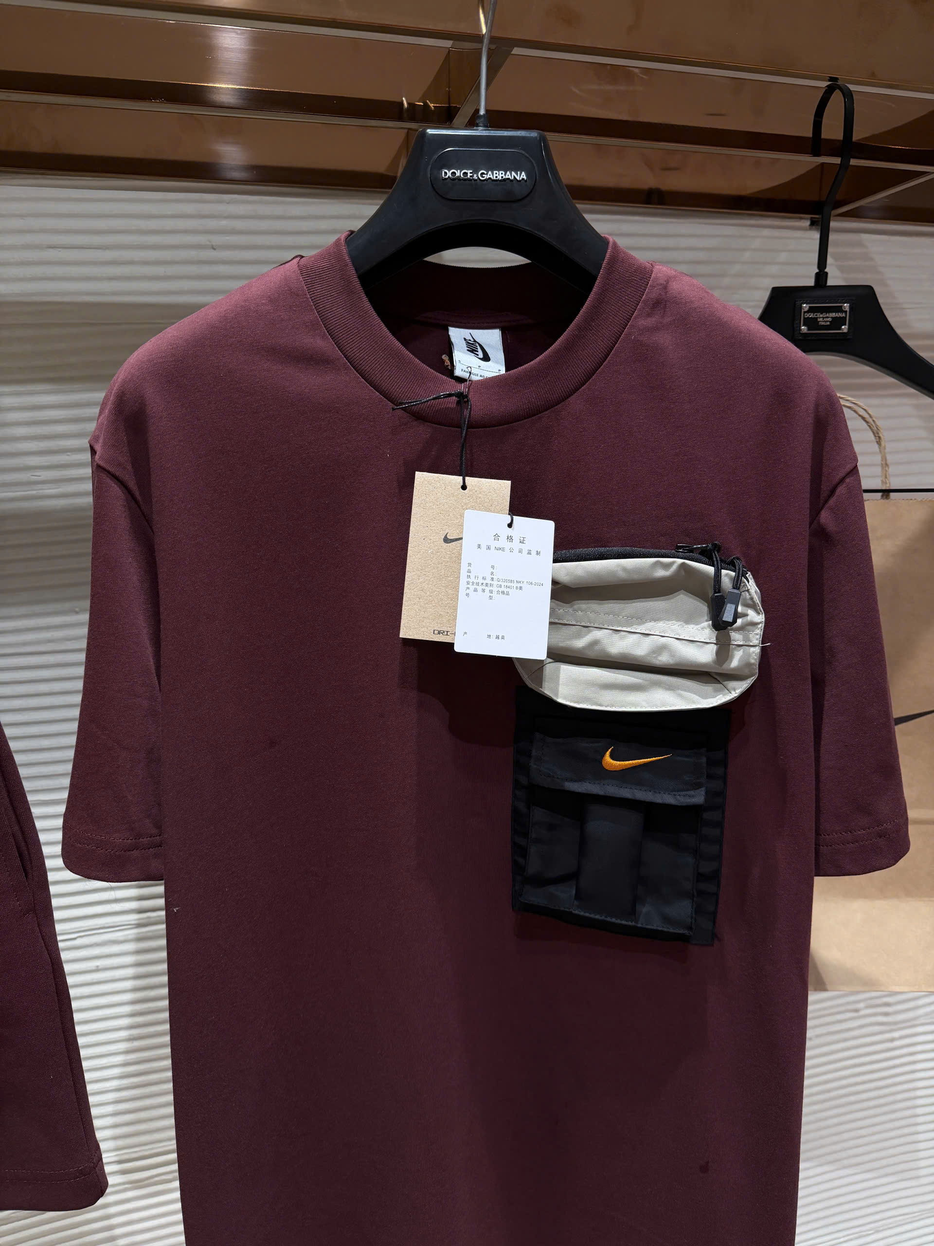 Set bộ thể thao hè Nike túi hộp ngực đùi Like Auth S-XL NV