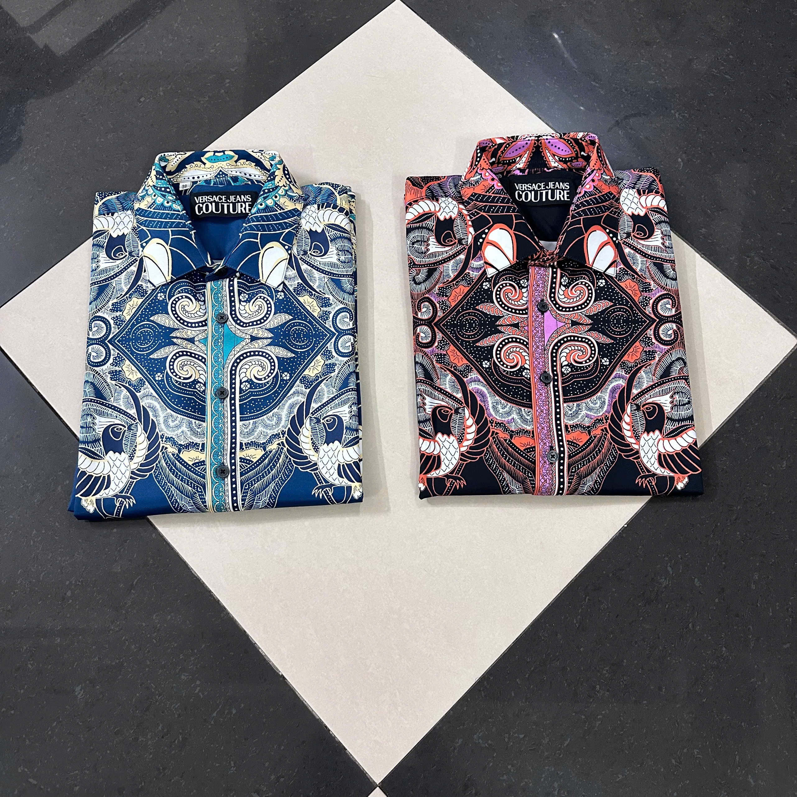 Áo sơ mi Versace Jeans Couture họa tiết quý tộc Like Auth 38-41 MK