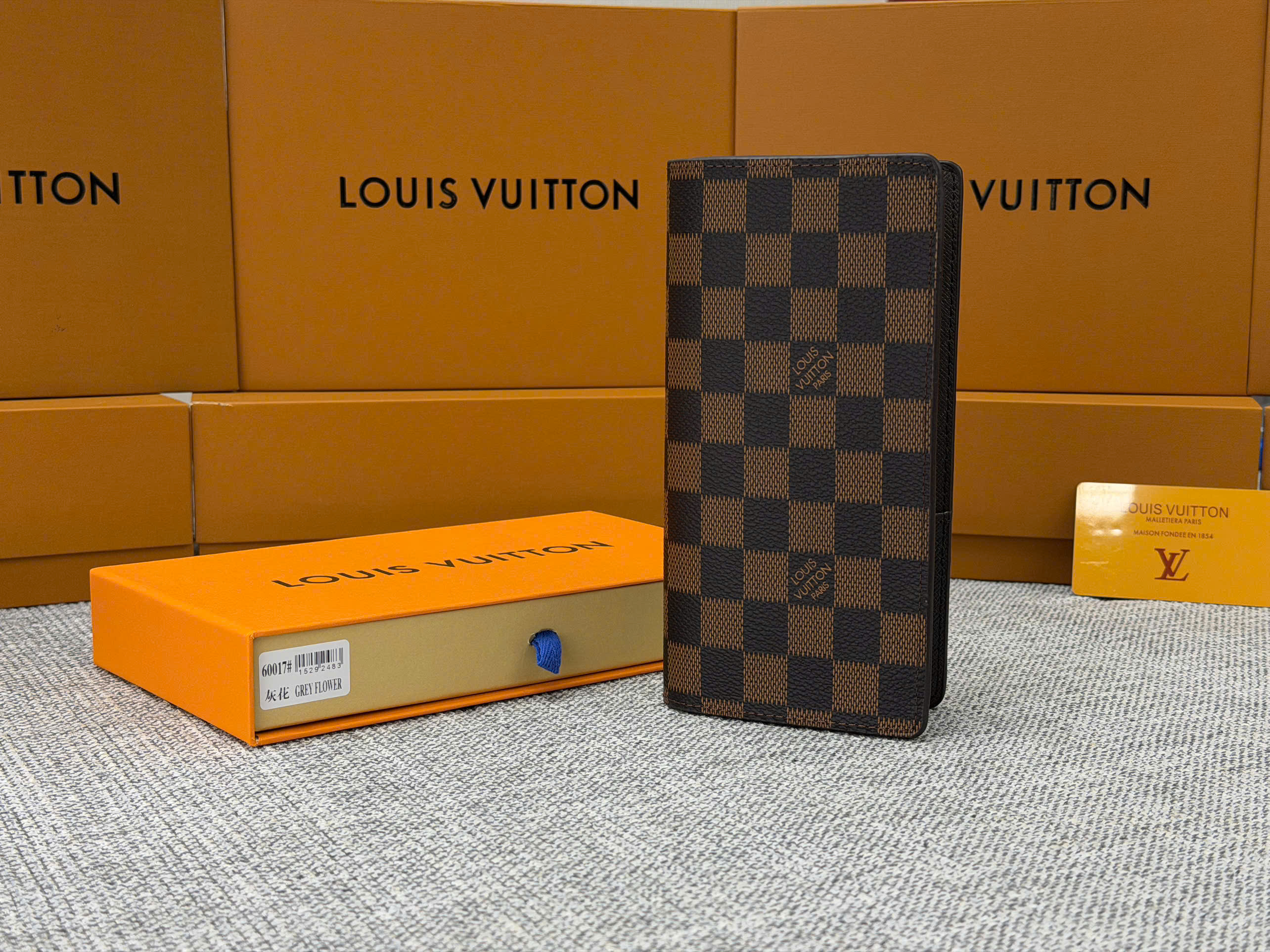 Ví dài Louis Vuitton LV Brazza Monogram Eclipse Like Auth 10x19x2 PLD VTN