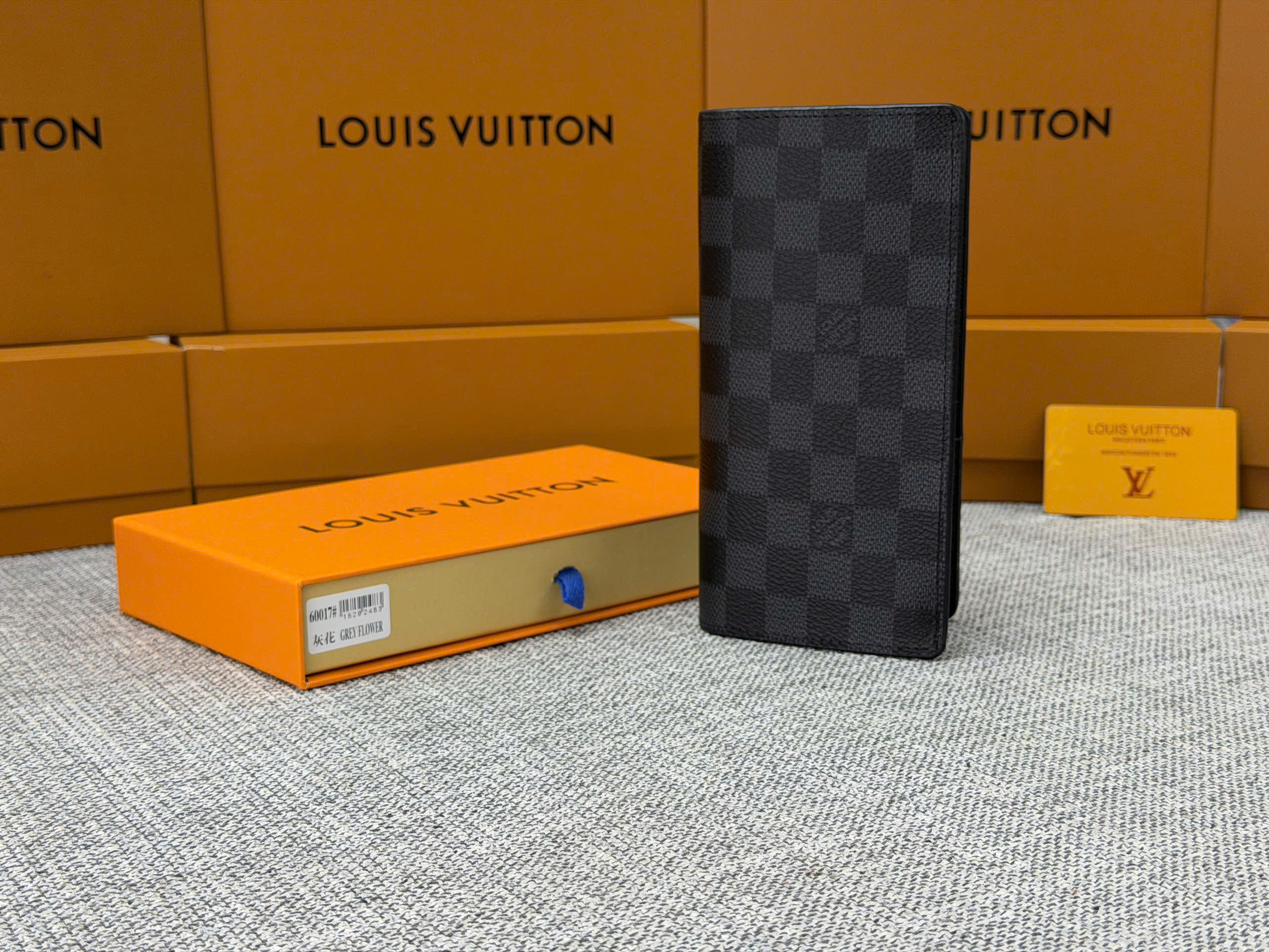Ví dài Louis Vuitton LV Brazza Monogram Eclipse Like Auth 10x19x2 PLD VTN