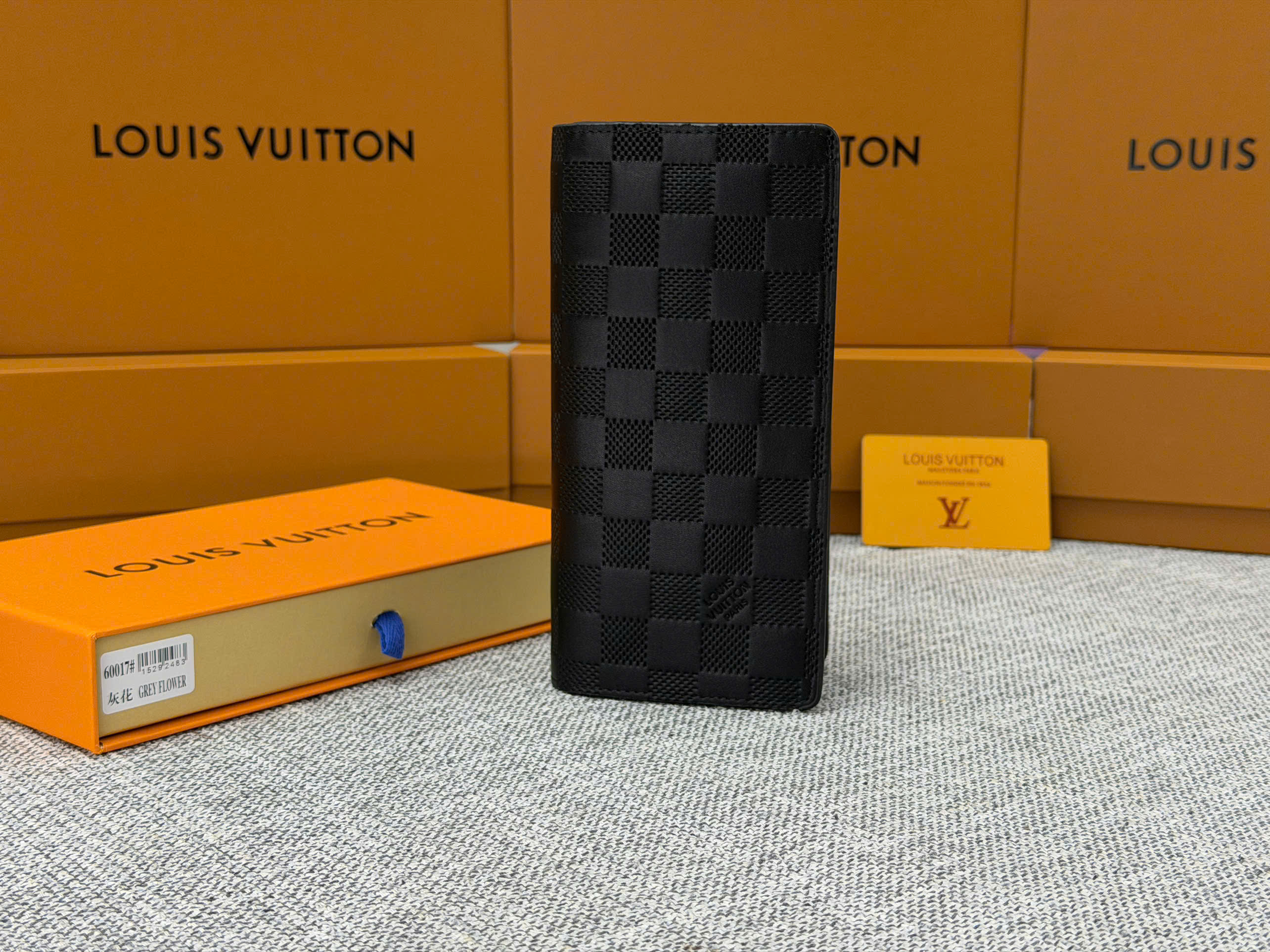 Ví dài Louis Vuitton LV Brazza Monogram Eclipse Like Auth 10x19x2 PLD VTN