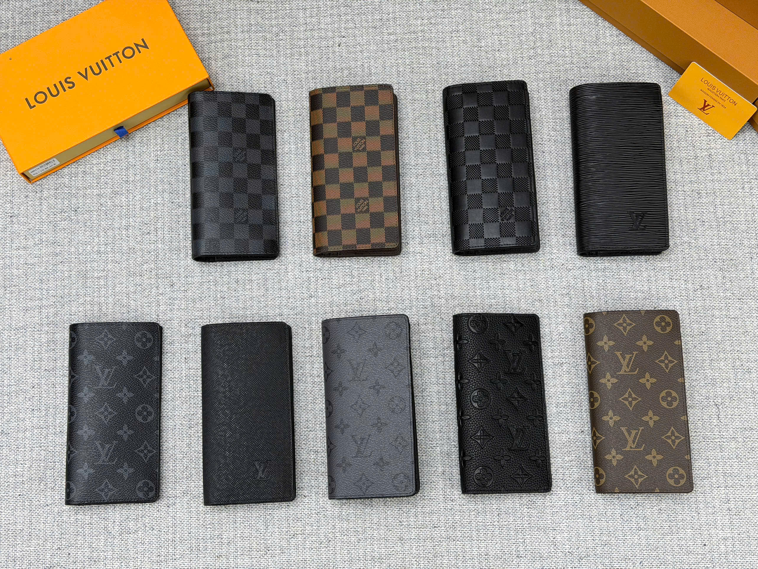 Ví dài Louis Vuitton LV Brazza Monogram Eclipse Like Auth 10x19x2 PLD VTN