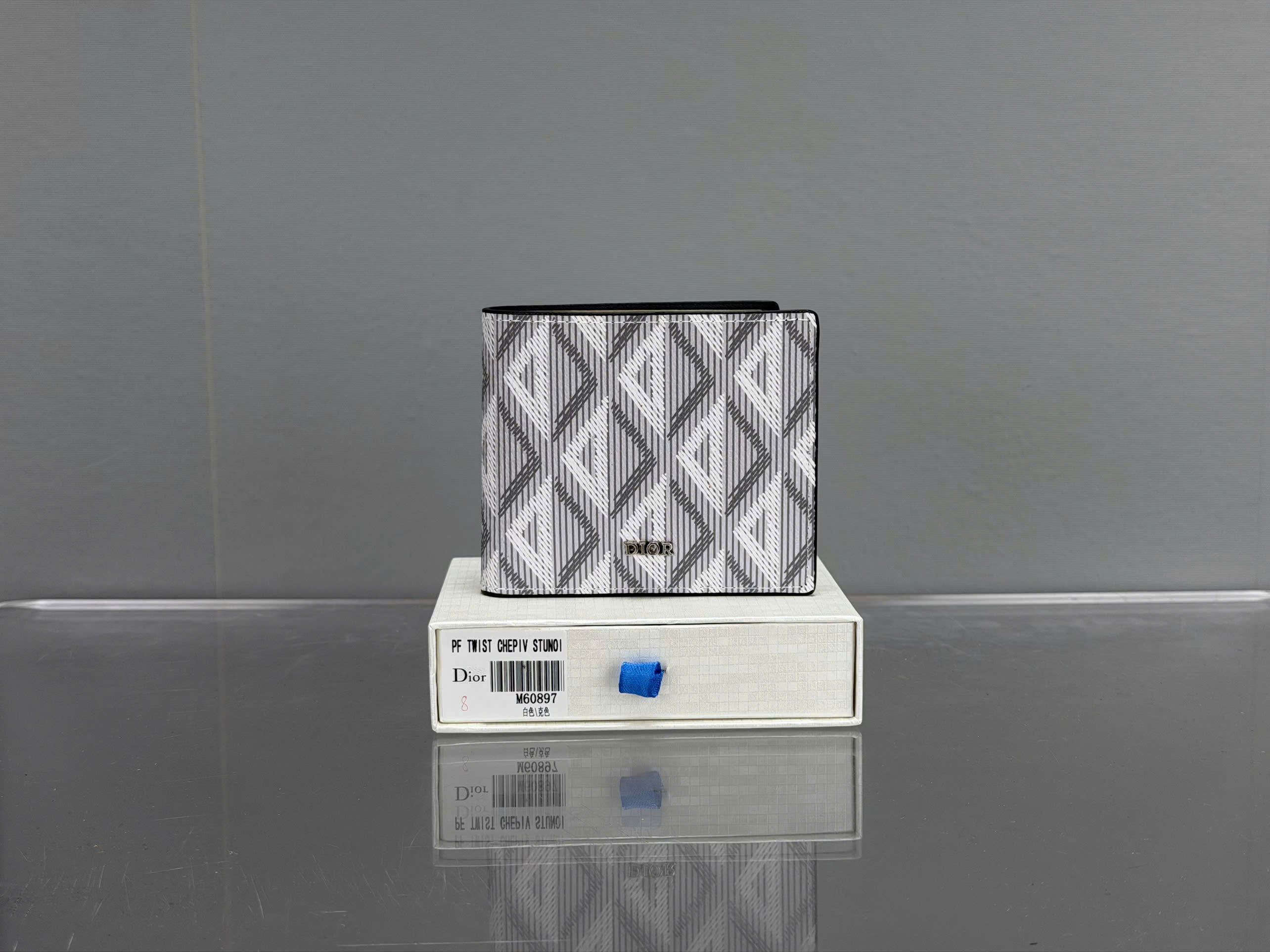 Ví ngắn Dior CD họa tiết Obique new 2026 Like Auth VTN