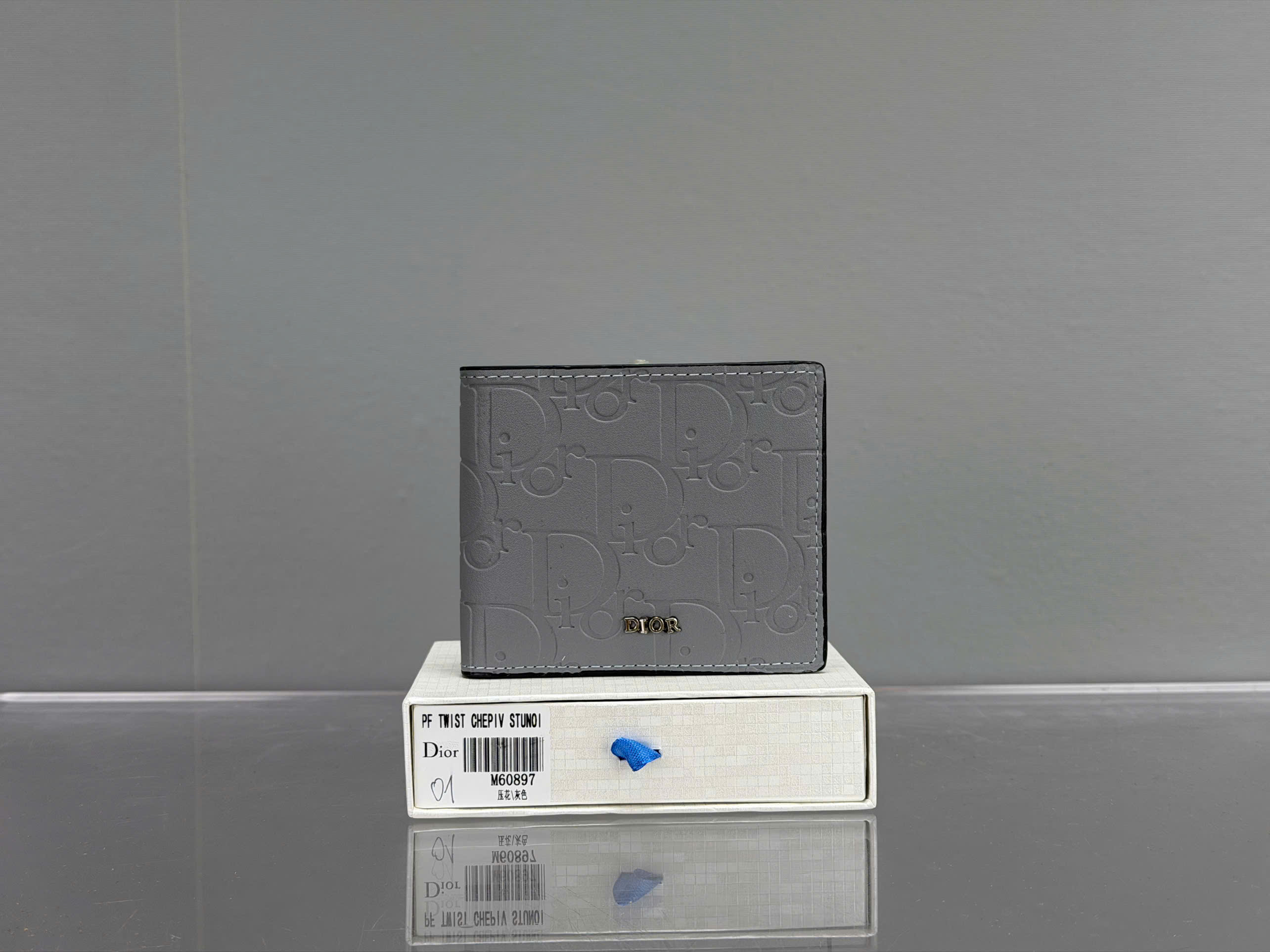 Ví ngắn Dior CD họa tiết Obique new 2026 Like Auth VTN