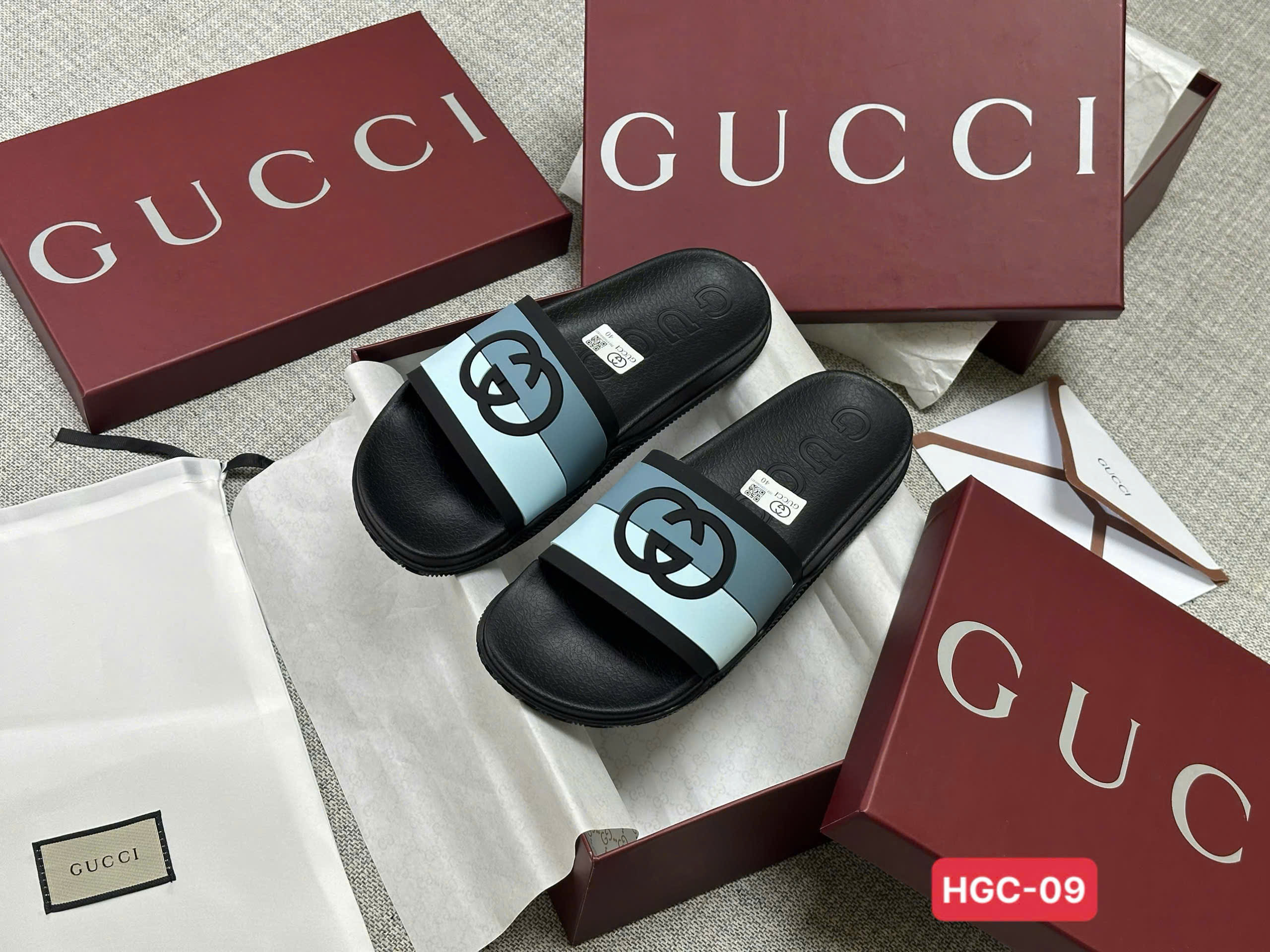 Dép lê Gucci GC logo quai new 2026 Like Auth 38-43 VTN