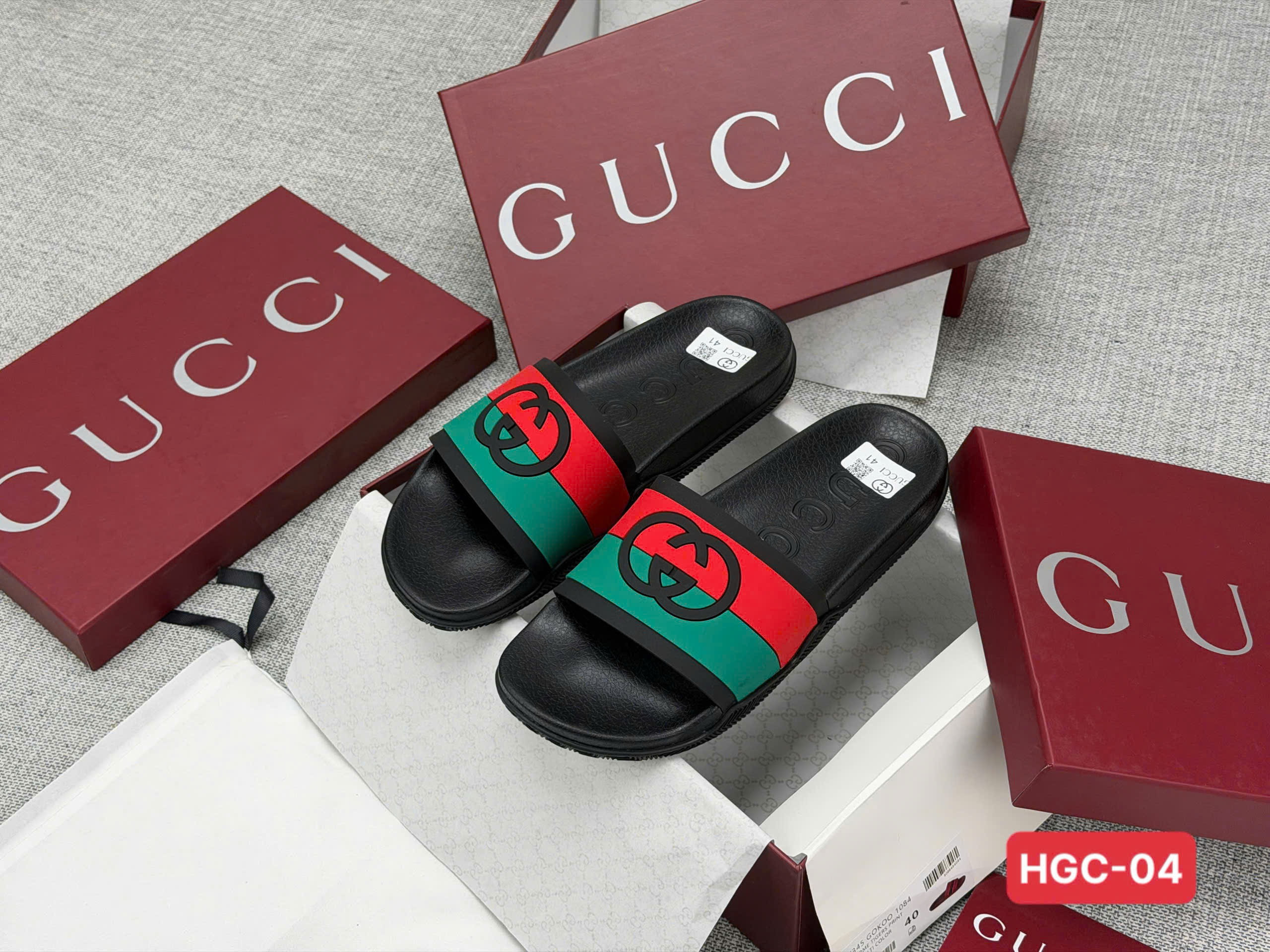 Dép lê Gucci GC logo quai new 2026 Like Auth 38-43 VTN