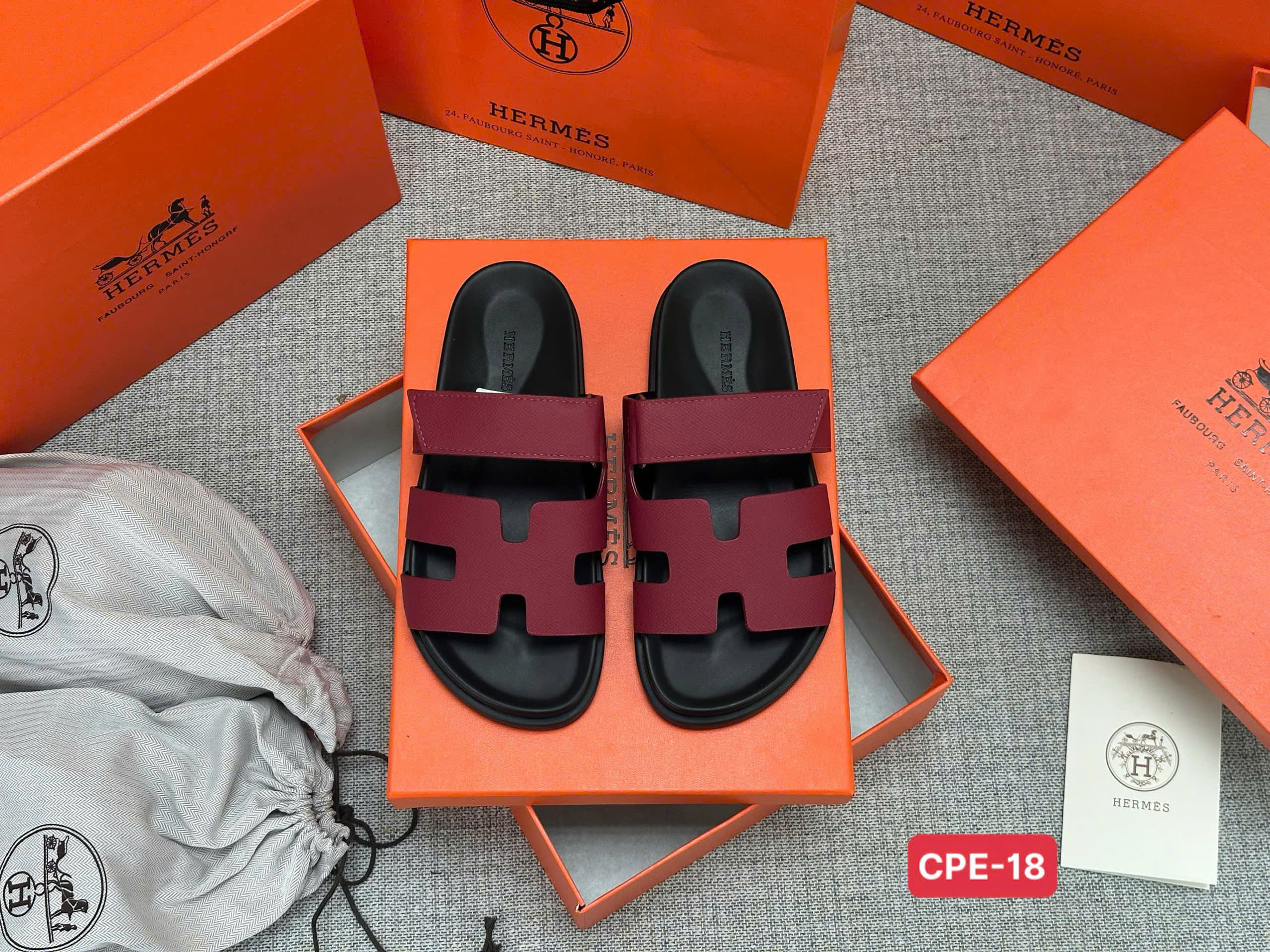 Dép sandal Hermes HM các mẫu new 2026 Like Auth 38-43 VTN