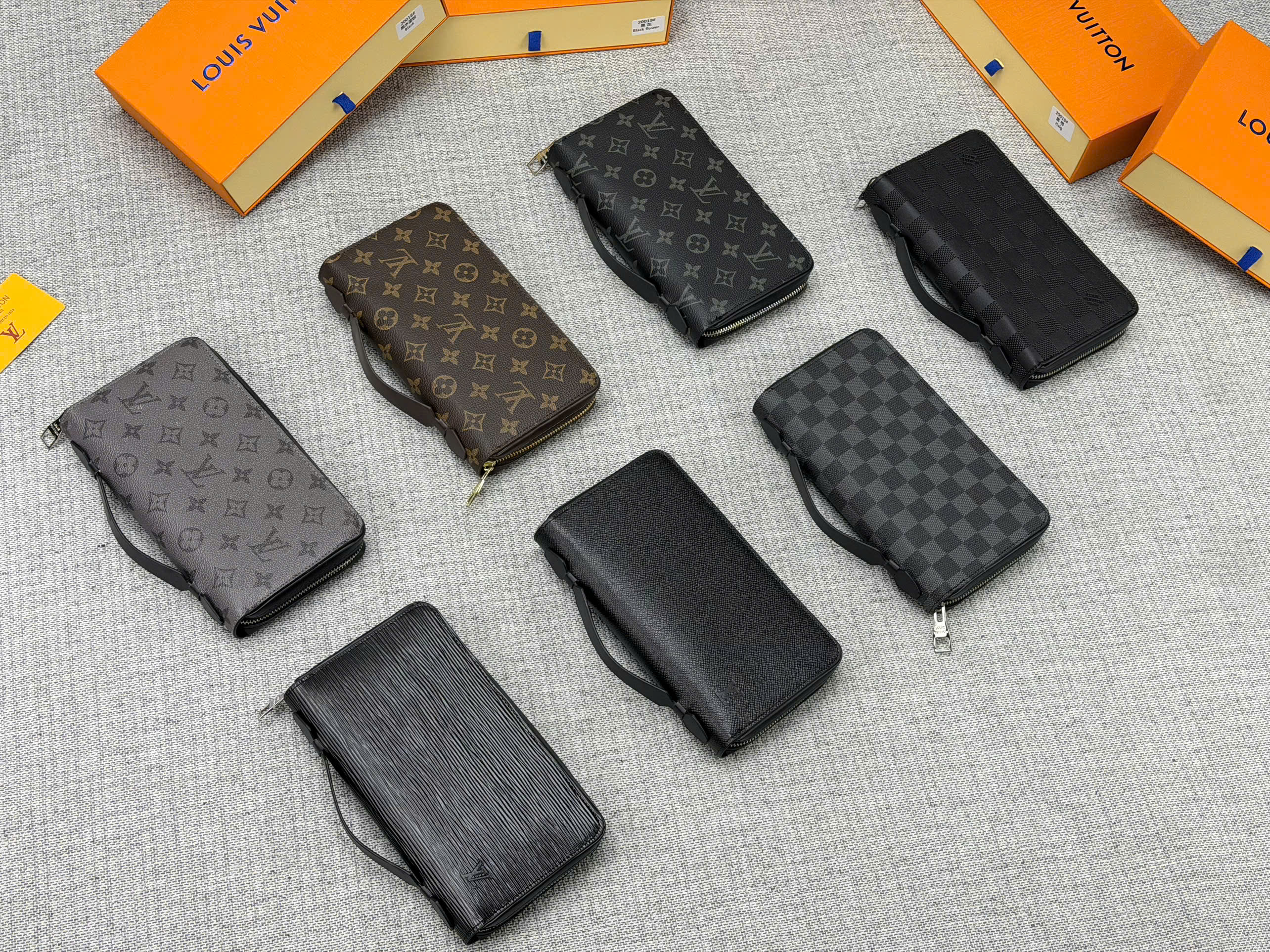 Túi ví Clutch LOUIS VUITTON LV ZIPPY XL DAMIER GRAPHITE CANVAS WALLET 22x12x5 PLD VTN