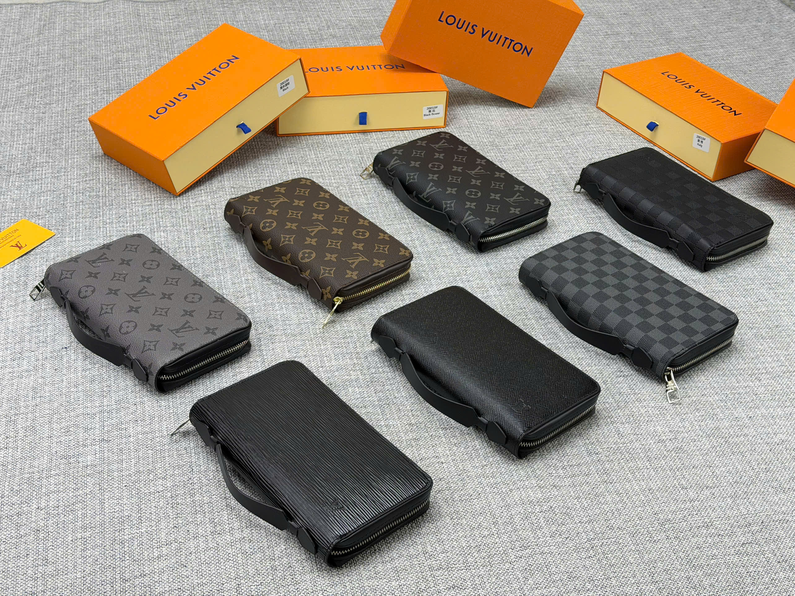 Túi ví Clutch LOUIS VUITTON LV ZIPPY XL DAMIER GRAPHITE CANVAS WALLET 22x12x5 PLD VTN