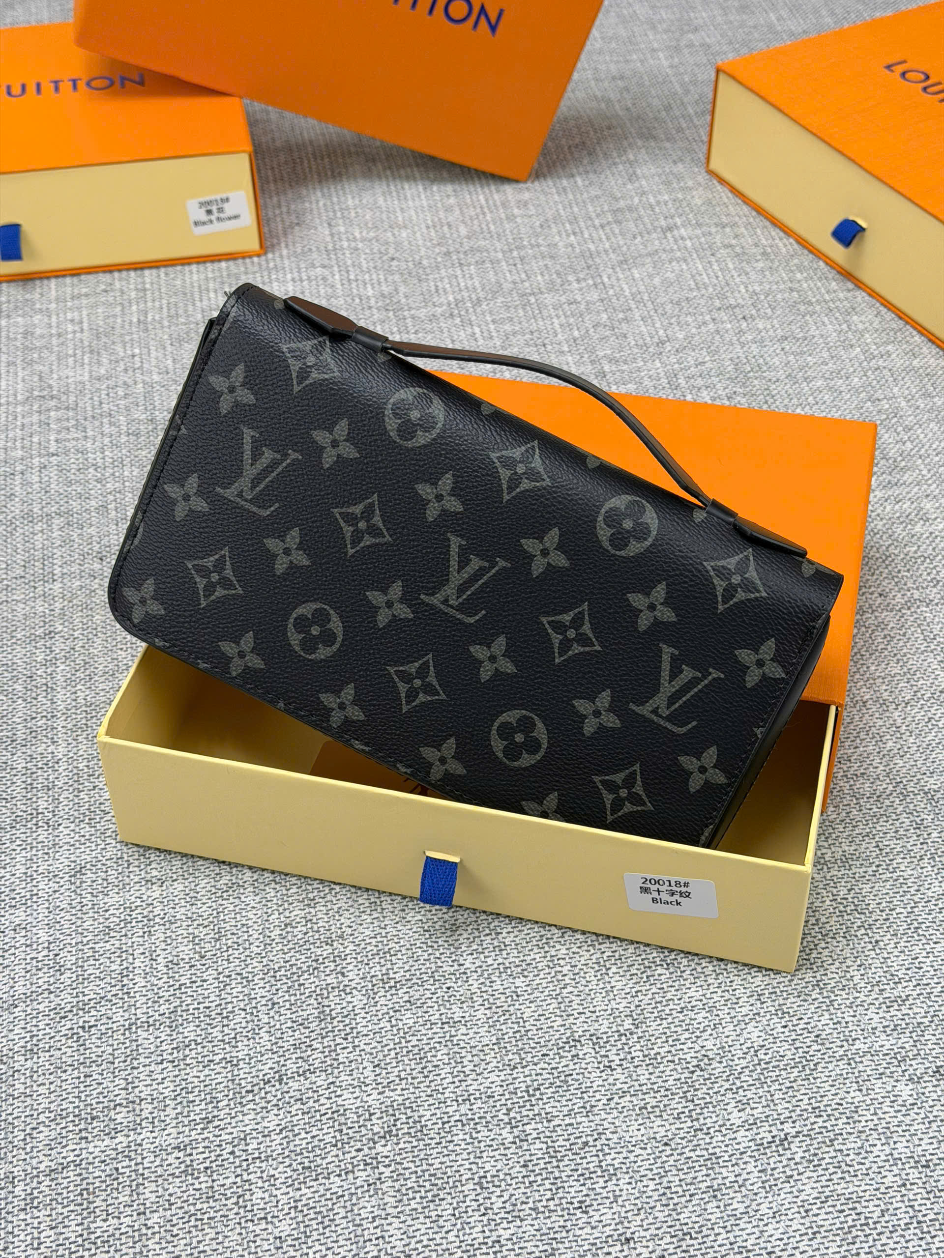 Túi ví Clutch LOUIS VUITTON LV ZIPPY XL DAMIER GRAPHITE CANVAS WALLET 22x12x5 PLD VTN