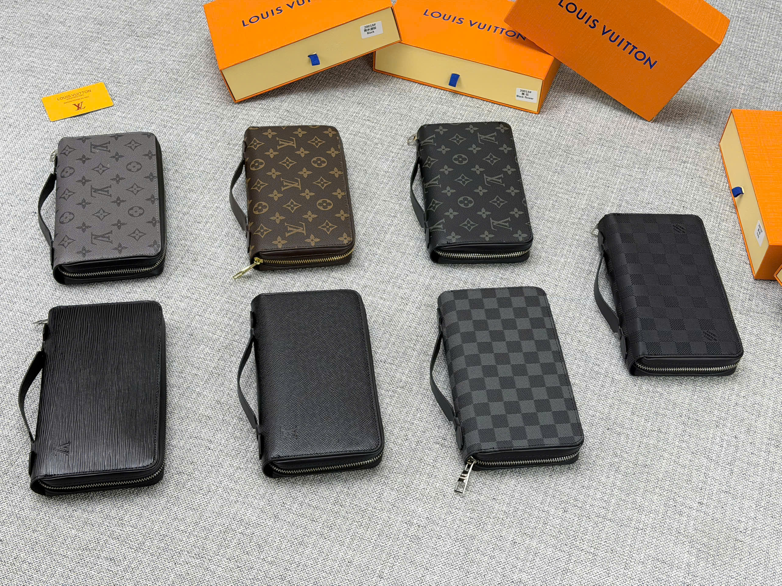 Túi ví Clutch LOUIS VUITTON LV ZIPPY XL DAMIER GRAPHITE CANVAS WALLET 22x12x5 PLD VTN