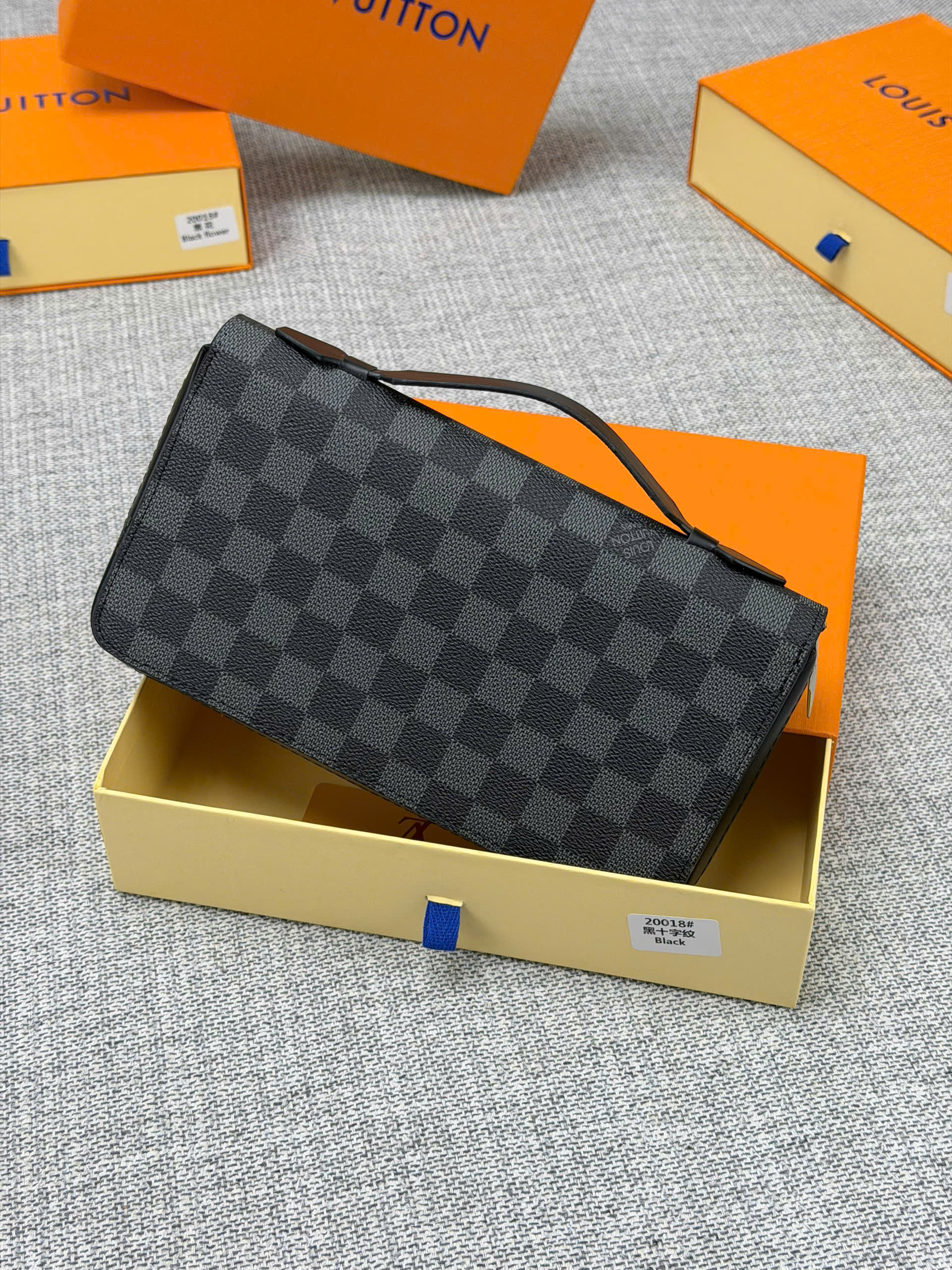 Túi ví Clutch LOUIS VUITTON LV ZIPPY XL DAMIER GRAPHITE CANVAS WALLET 22x12x5 PLD VTN