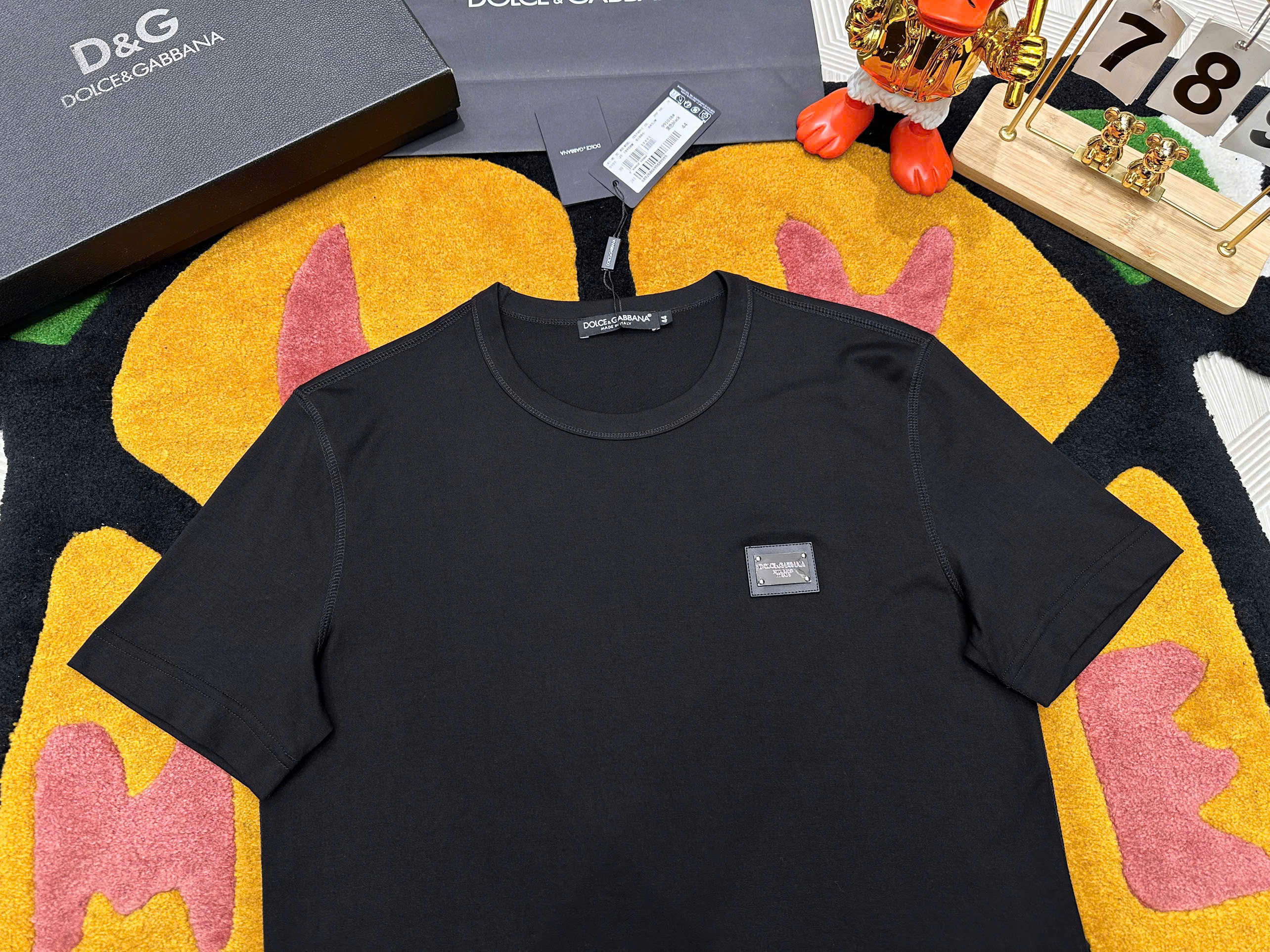 Áo phông T shirt Dolce Gabbana DG basic tag vuông ngực Like Auth S-XL MK