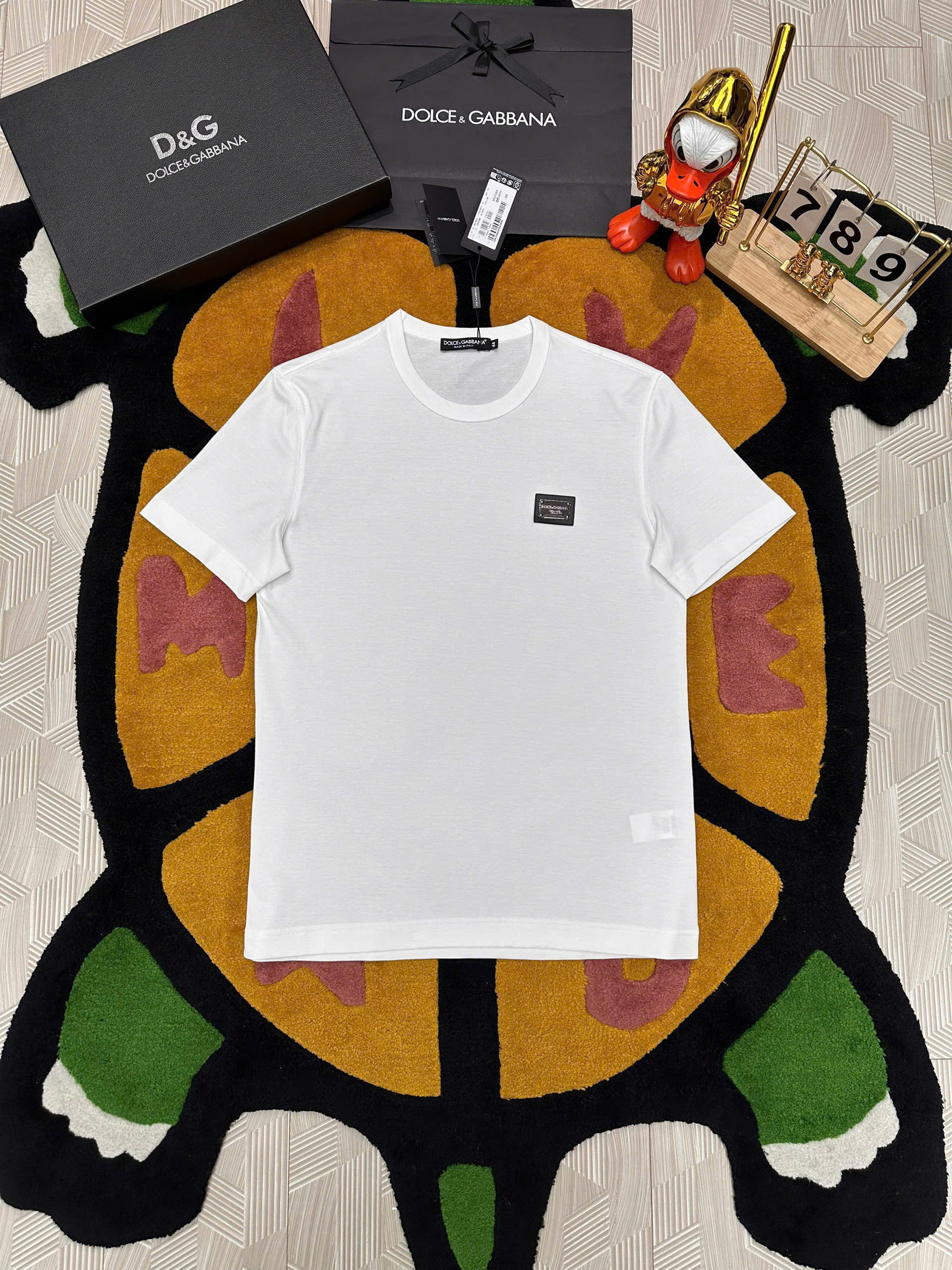 Áo phông T shirt Dolce Gabbana DG basic tag vuông ngực Like Auth S-XL MK