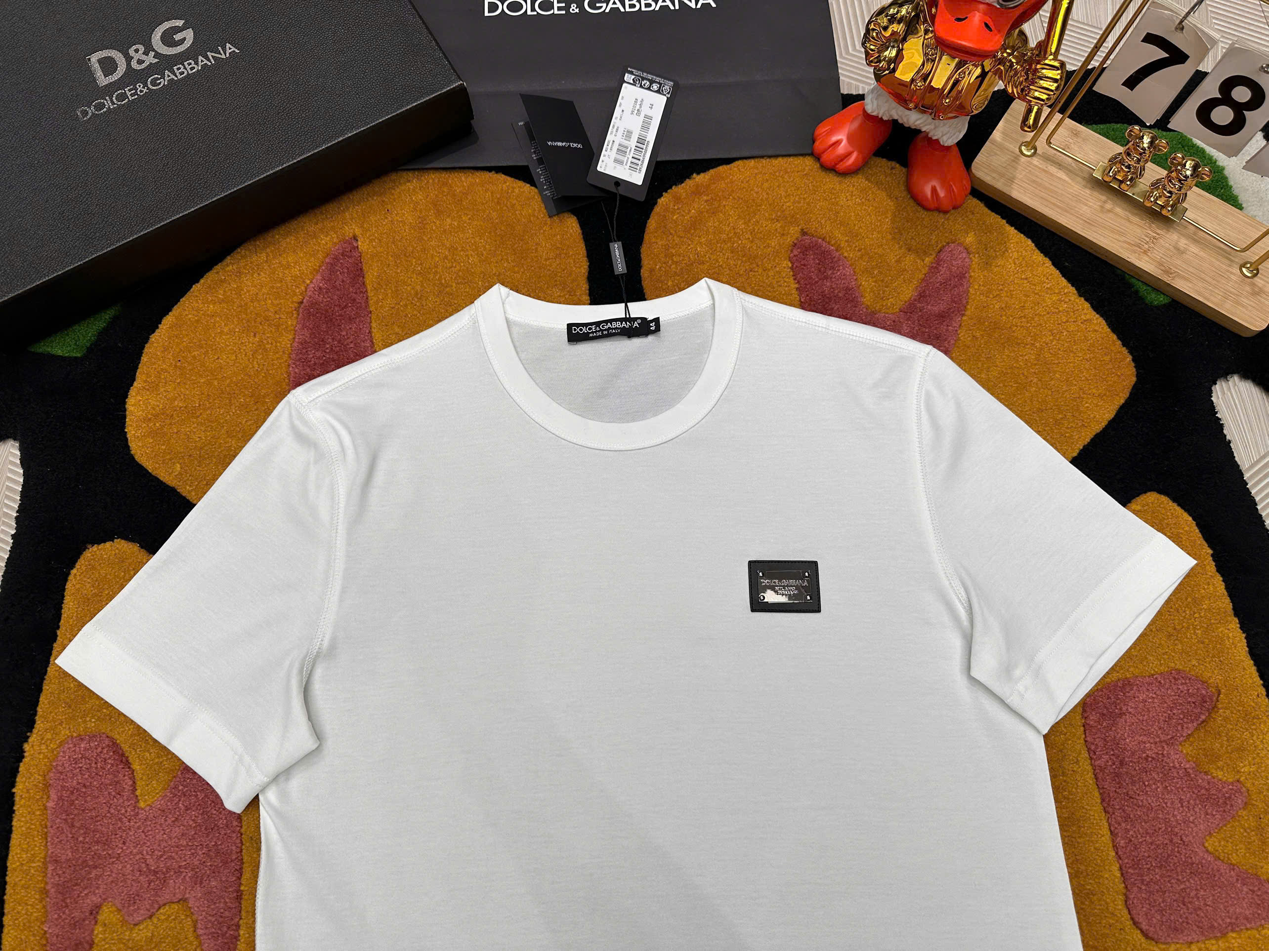 Áo phông T shirt Dolce Gabbana DG basic tag vuông ngực Like Auth S-XL MK