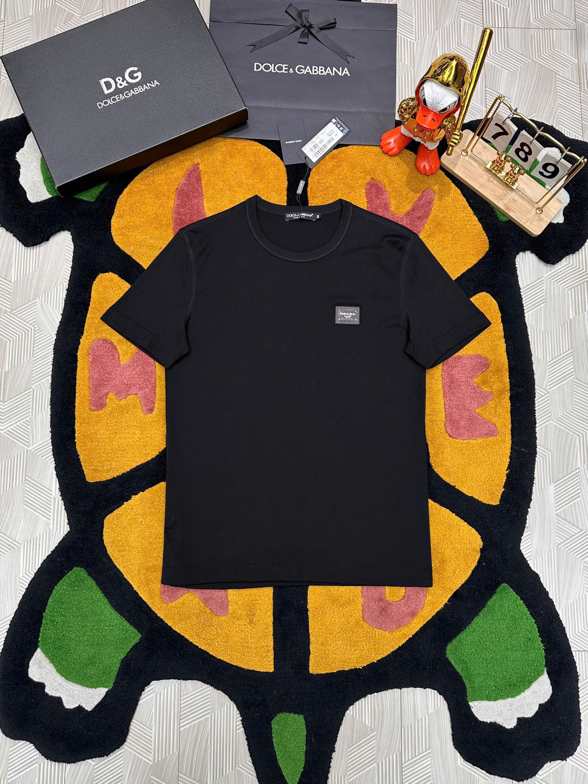 Áo phông T shirt Dolce Gabbana DG basic tag vuông ngực Like Auth S-XL MK