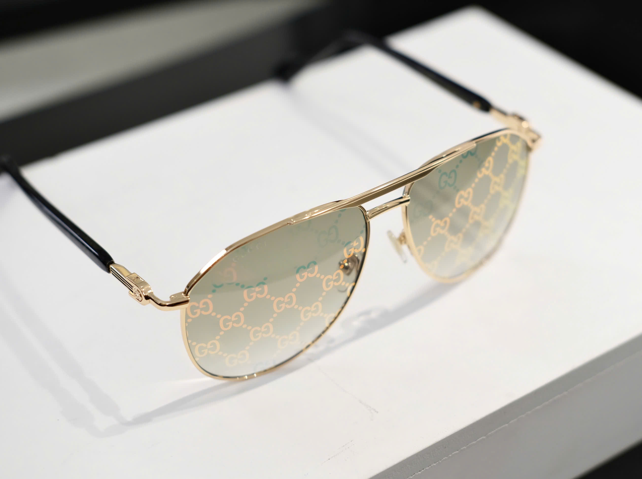Kính mắt thời trang Gucci GC logo full gọng Vàng Like Auth DDT