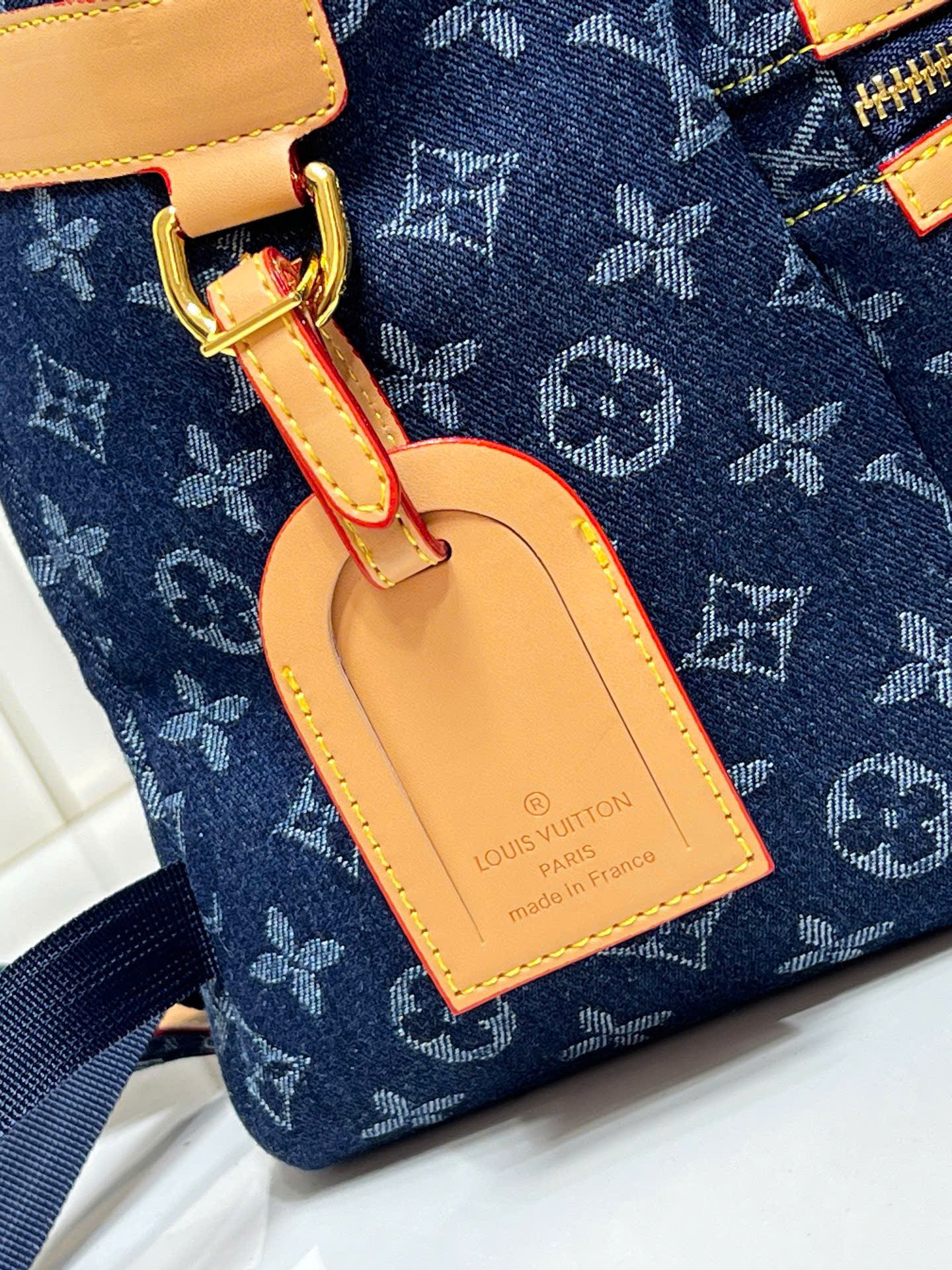 Balo Louis Vuitton LV Discovery Backpack PM Denim monogram Xanh Than 38x29x20 PLD