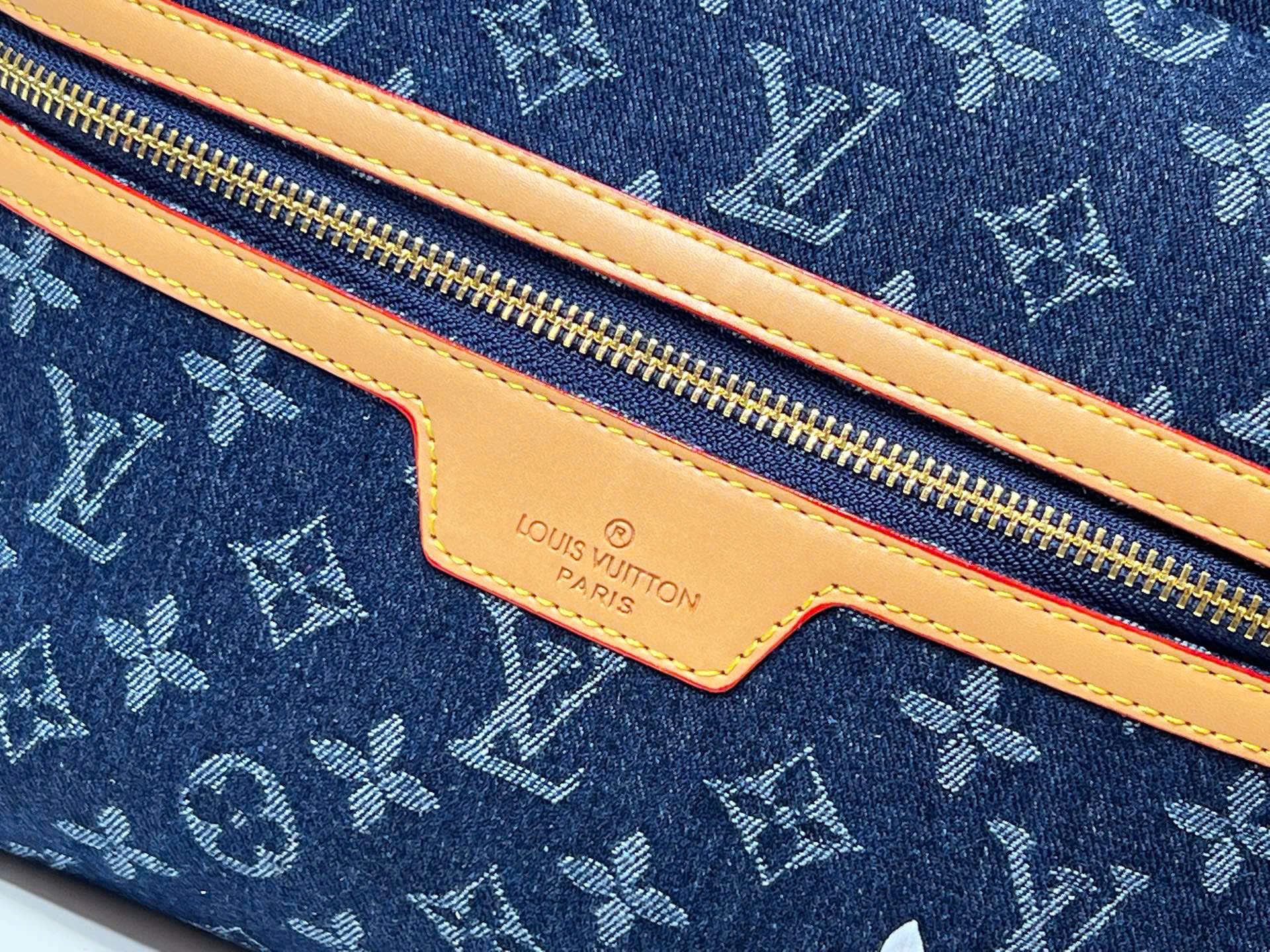Balo Louis Vuitton LV Discovery Backpack PM Denim monogram Xanh Than 38x29x20 PLD