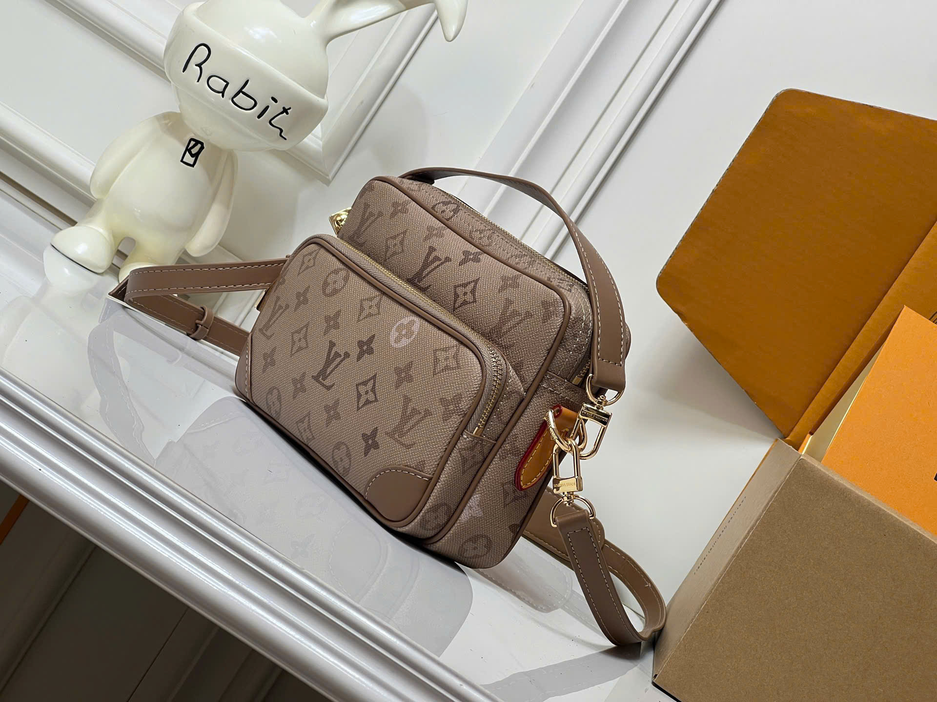 Túi đeo chéo Louis Vuitton Bag LV Monogram Archive Xanh Rêu Like Auth 25x18x11 PLD