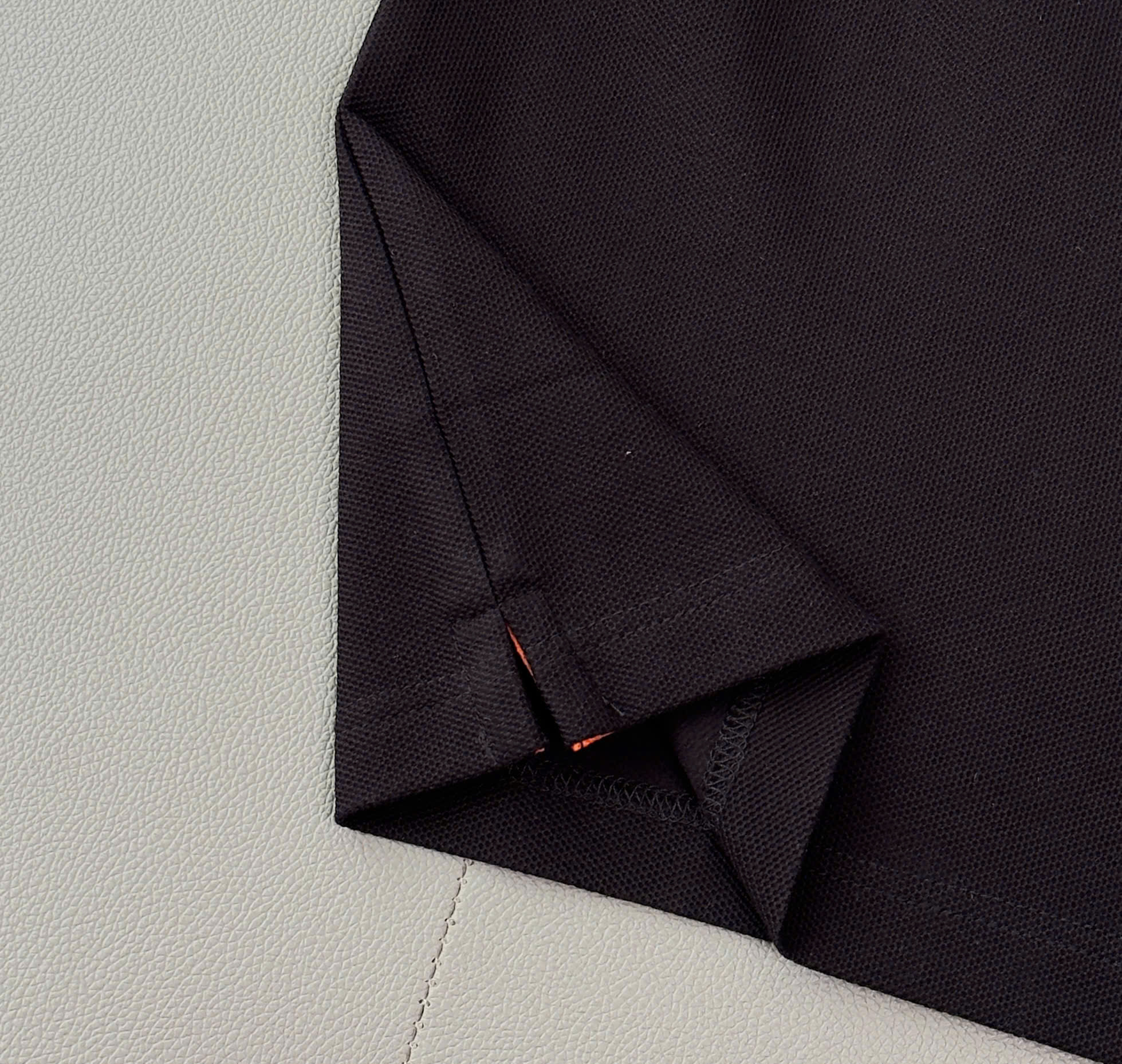 Áo polo Hermes HM kẻ viền Cam logo thêu chữ H Like Auth M-XXL DDT\Đen