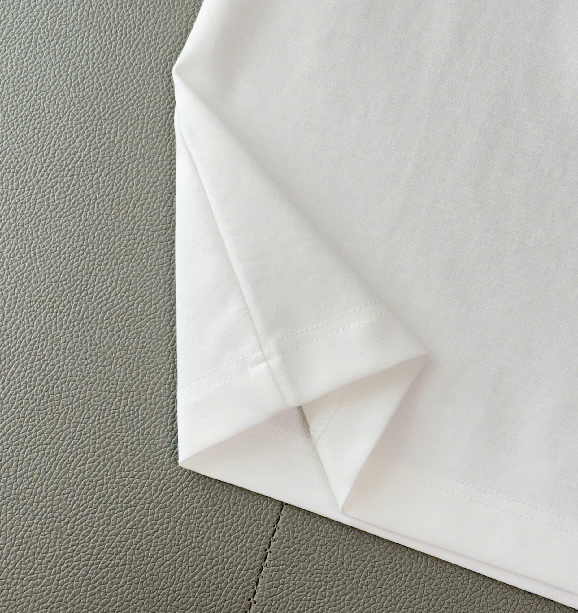 Áo polo Hermes HM kẻ viền Cam logo thêu tag ngực Like Auth M-XXL DDT\Trắng
