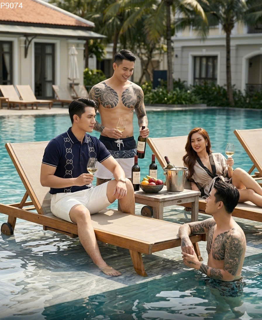Áo polo Gucci GC Xanh Than logo mắt cáo 2 dòng ngực Like AUth 46-52 MK