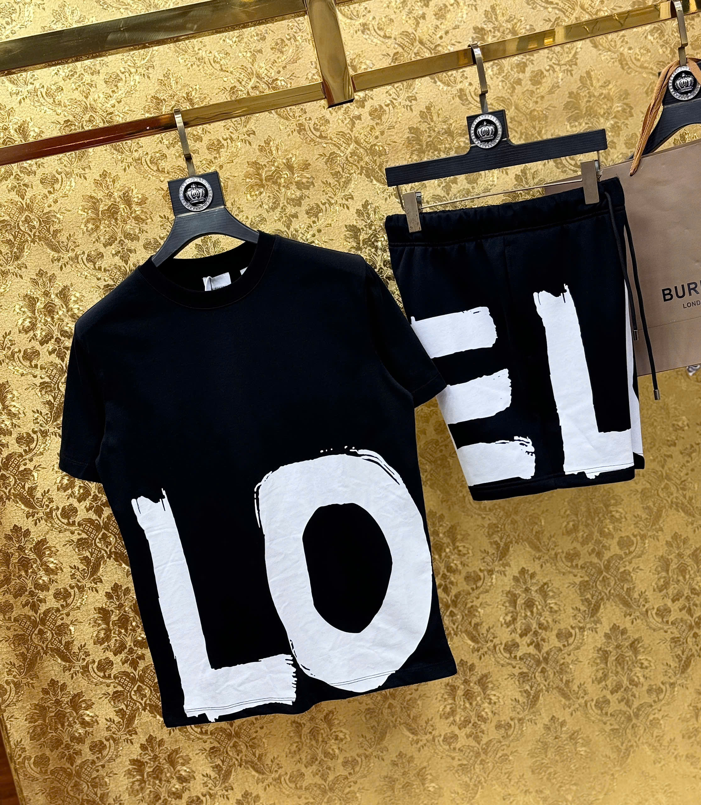 Set bộ hè Burberry BBR Love logo to Like Auth S-XL CD
