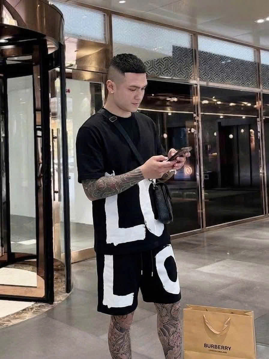 Set bộ hè Burberry BBR Love logo to Like Auth S-XL CD