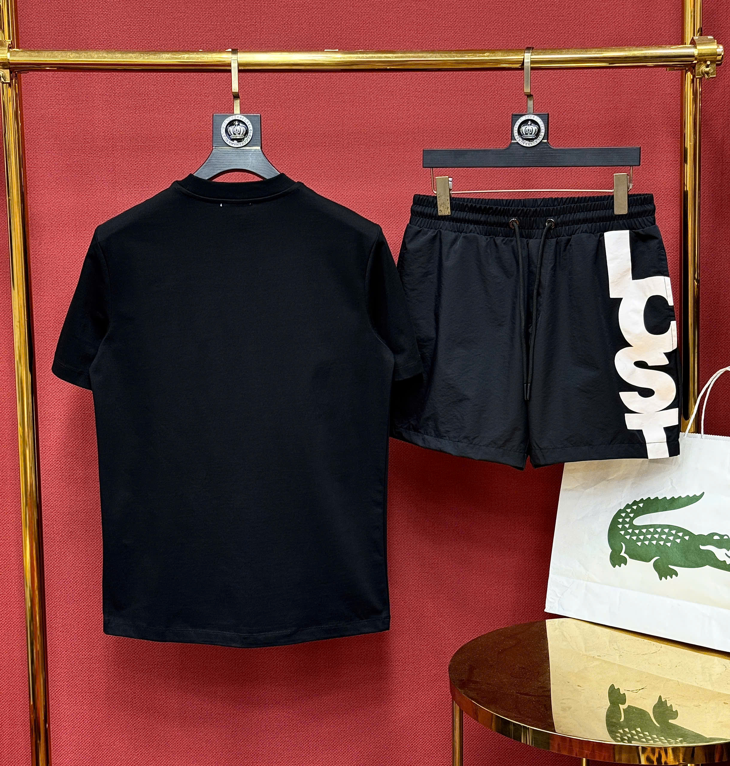 Set bộ hè Lacoste cá sấu logo to Like Auth S-XL CD