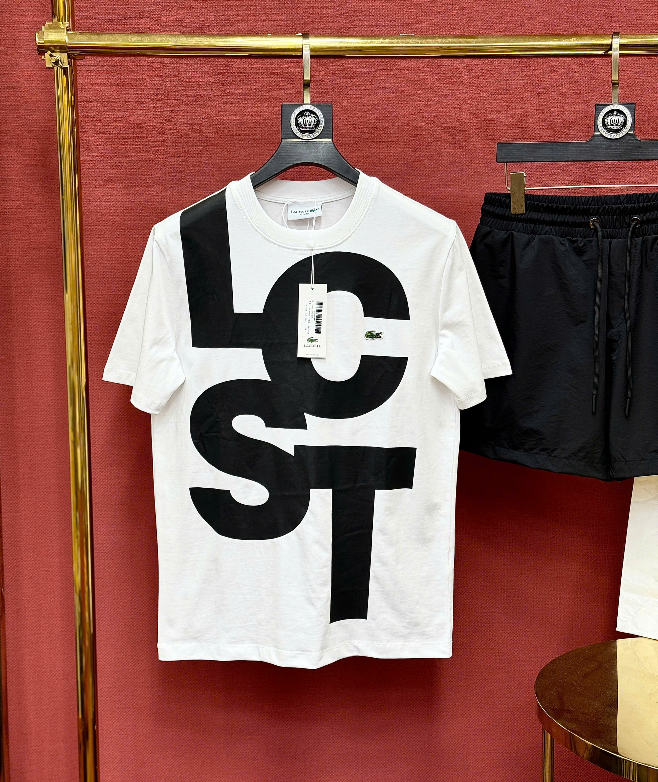 Set bộ hè Lacoste cá sấu logo to Like Auth S-XL CD