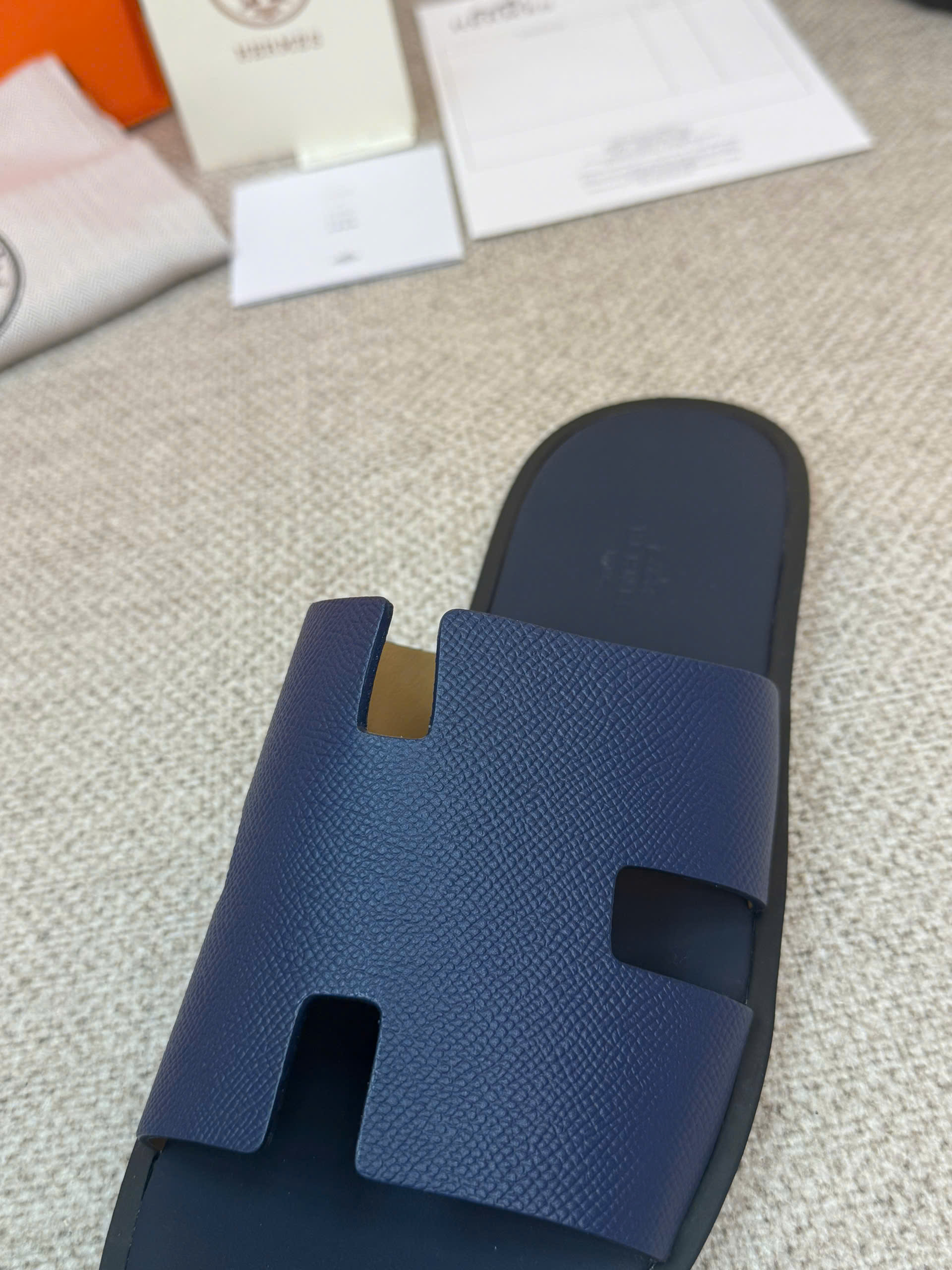 Dép lê Hermes HM Xanh Than full Like Auth 1-1 on web 38-43 VTN