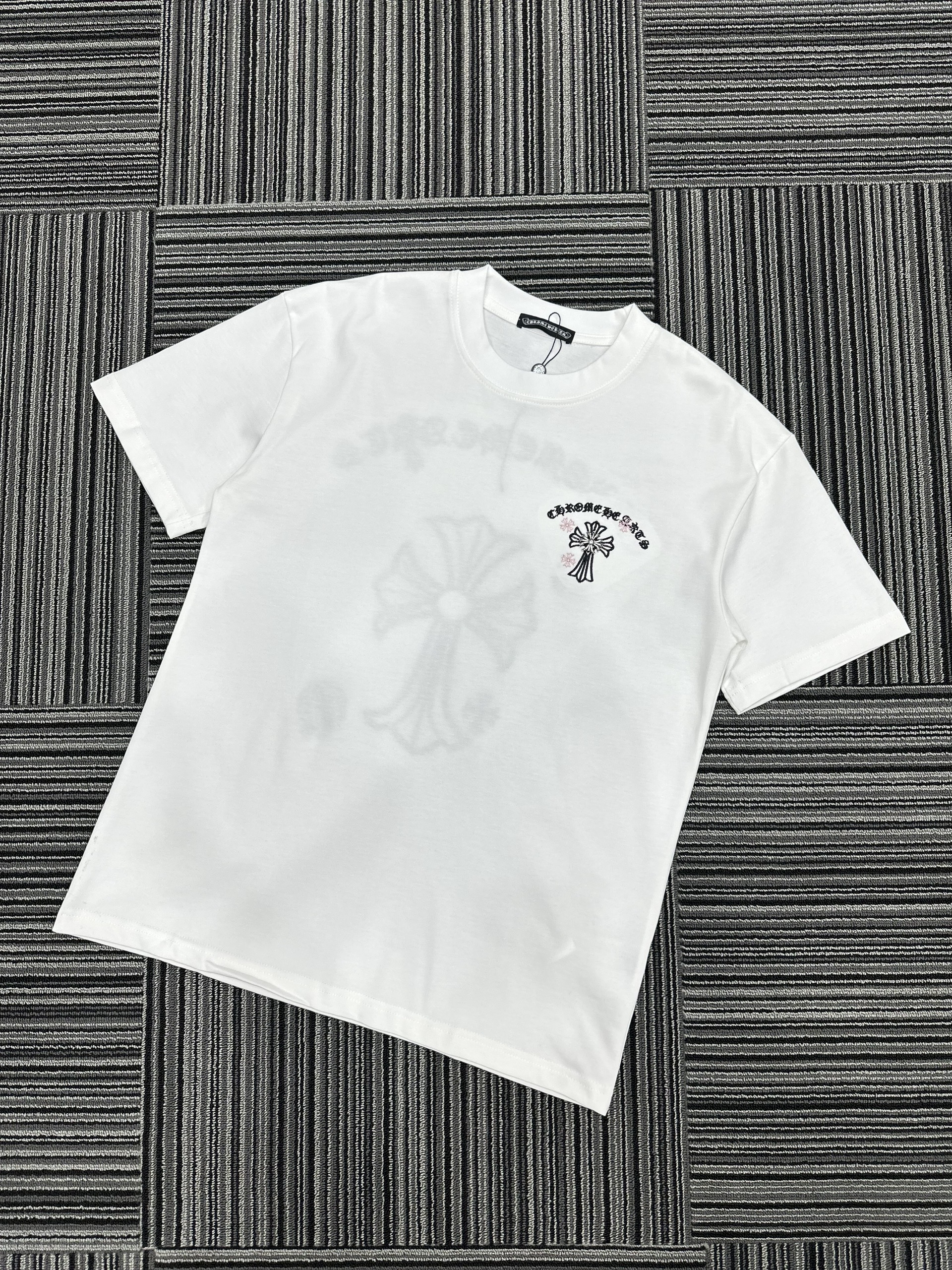 Áo phông T shirt Chrome Heart CH logo lưng ngực Like Auth S-XL VTN