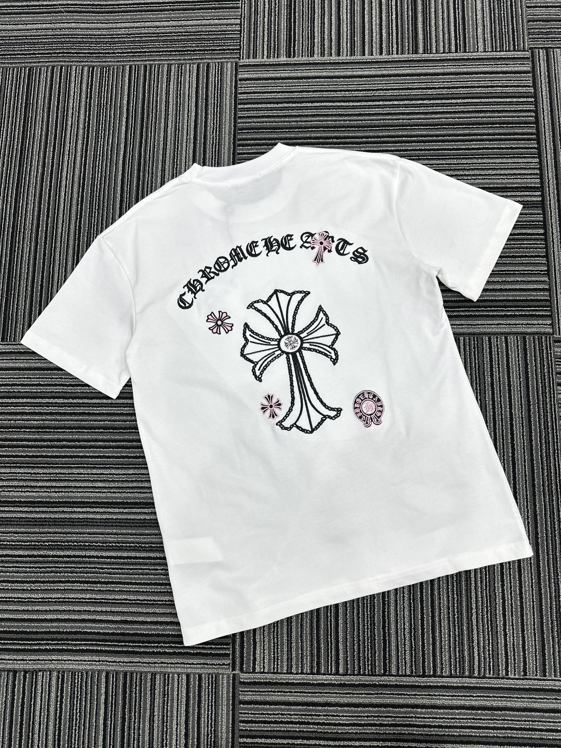 Áo phông T shirt Chrome Heart CH logo lưng ngực Like Auth S-XL VTN