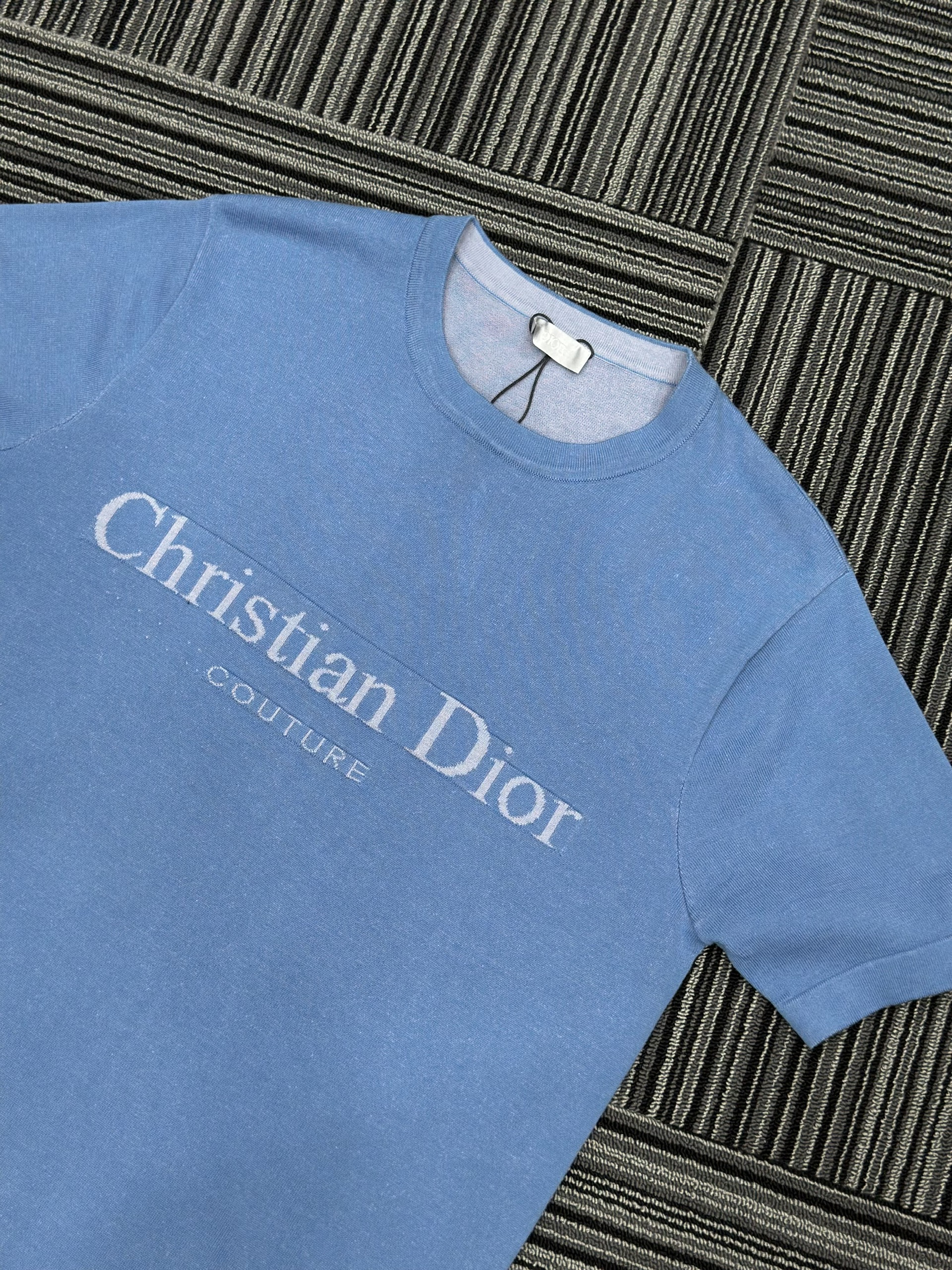 Áo phông T shirt Dior CD Couture logo thêu ngực Like Auth S-XL VTN