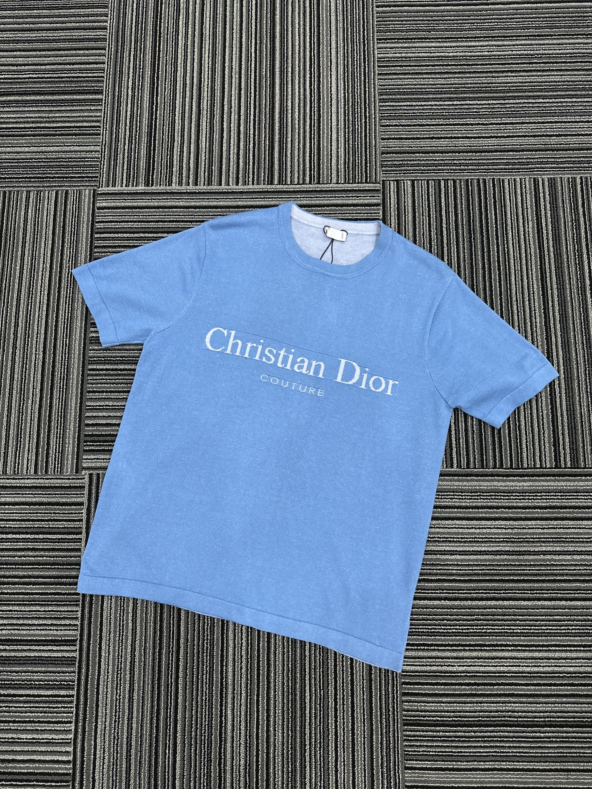 Áo phông T shirt Dior CD Couture logo thêu ngực Like Auth S-XL VTN