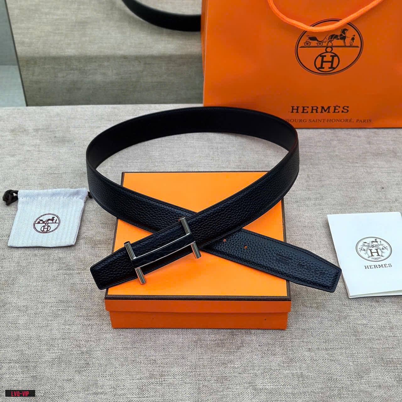 Thắt lưng, dây nịt, belt Hermes HM Đen sần mặt logo H Bạc phối Đen Like Auth 1-1 on web fullbox LVQ