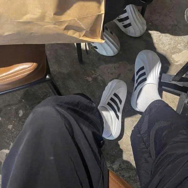 Giày sục thời trang Adidas A kẻ sọc nổi Like Auth on web fullbox bill thẻ phụ kiện PLD