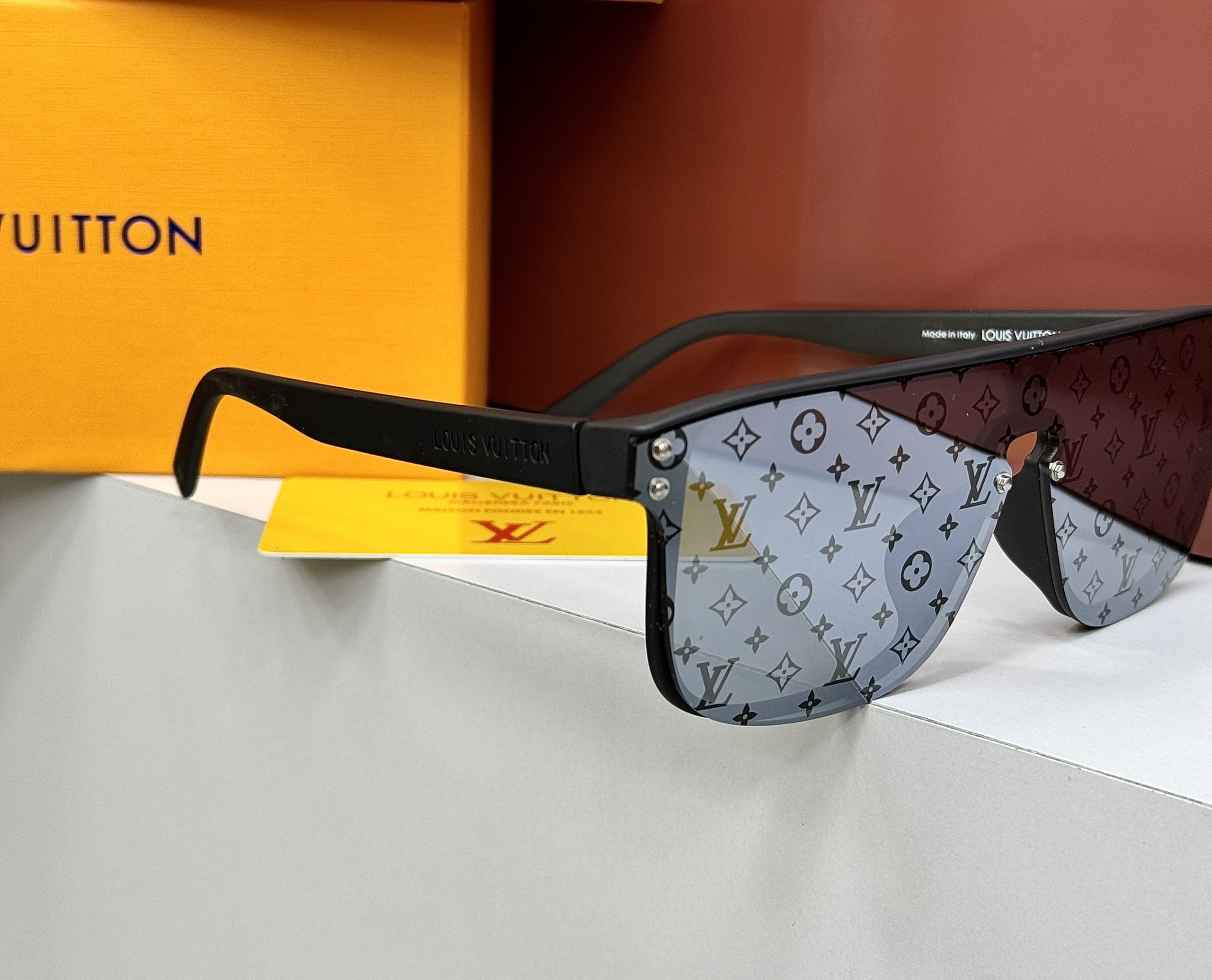 Kính mắt thời trang Louis Vuitton LV Bạc họa tiết hoa vân logo LV Like Auth on web fulbox CD