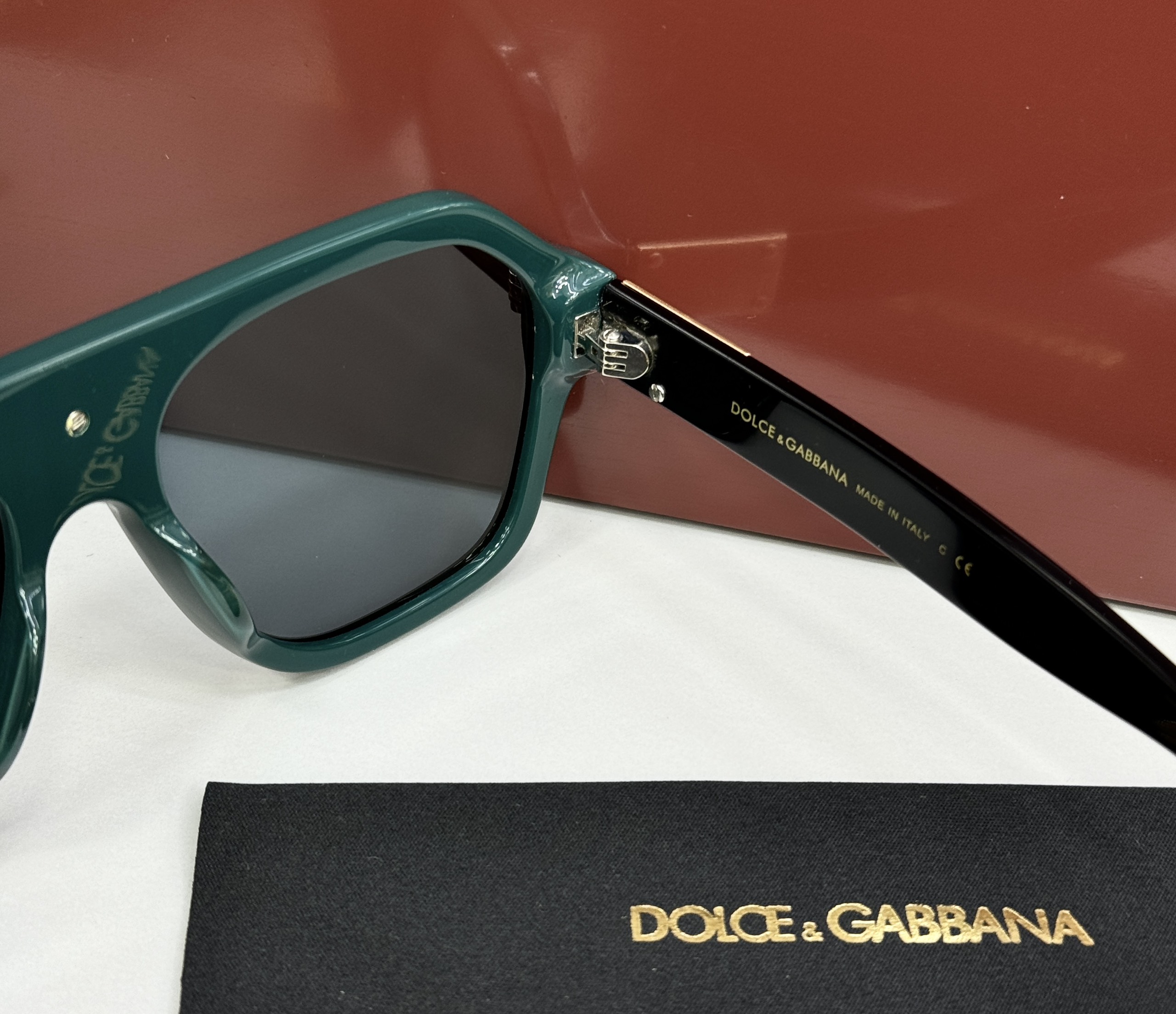 Kính mắt thời trang Dolce Gabbana DG mắt Đen viền Xanh Like Auth on web fulbox CD