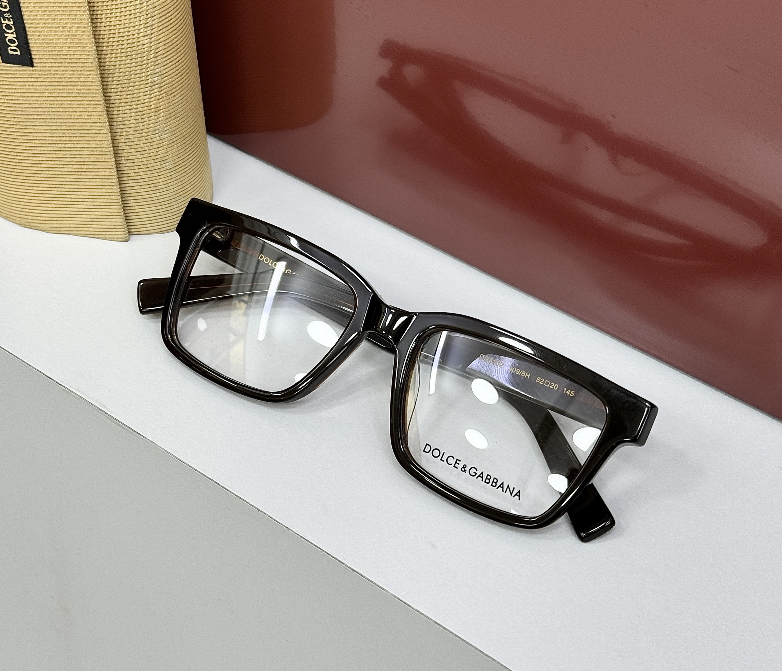 Kính mắt thời trang Dolce Gabbana DG logo chữ Gọng Like Auth on web fulbox CD MK