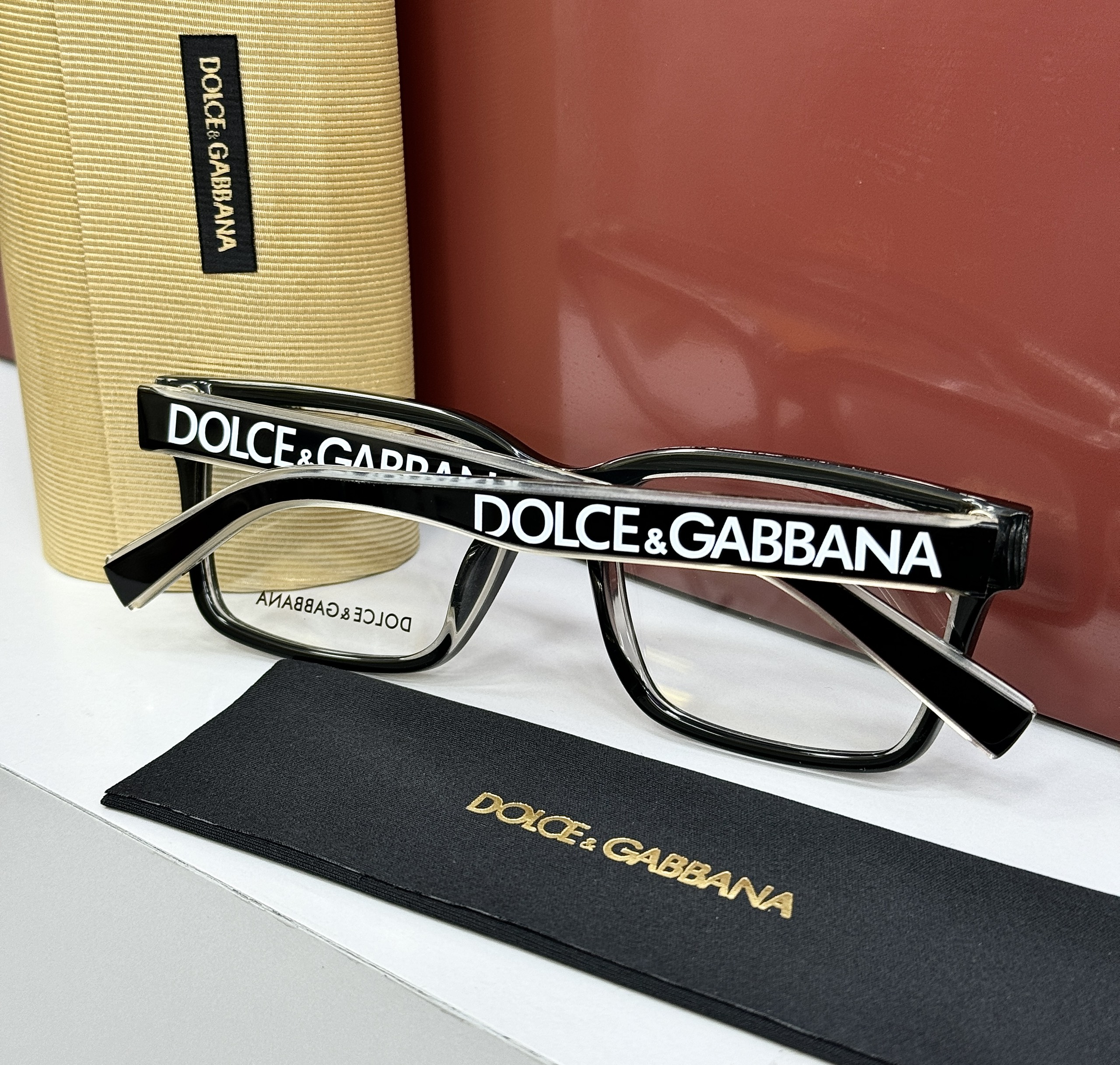Kính mắt thời trang Dolce Gabbana DG logo chữ Gọng Like Auth on web fulbox CD MK