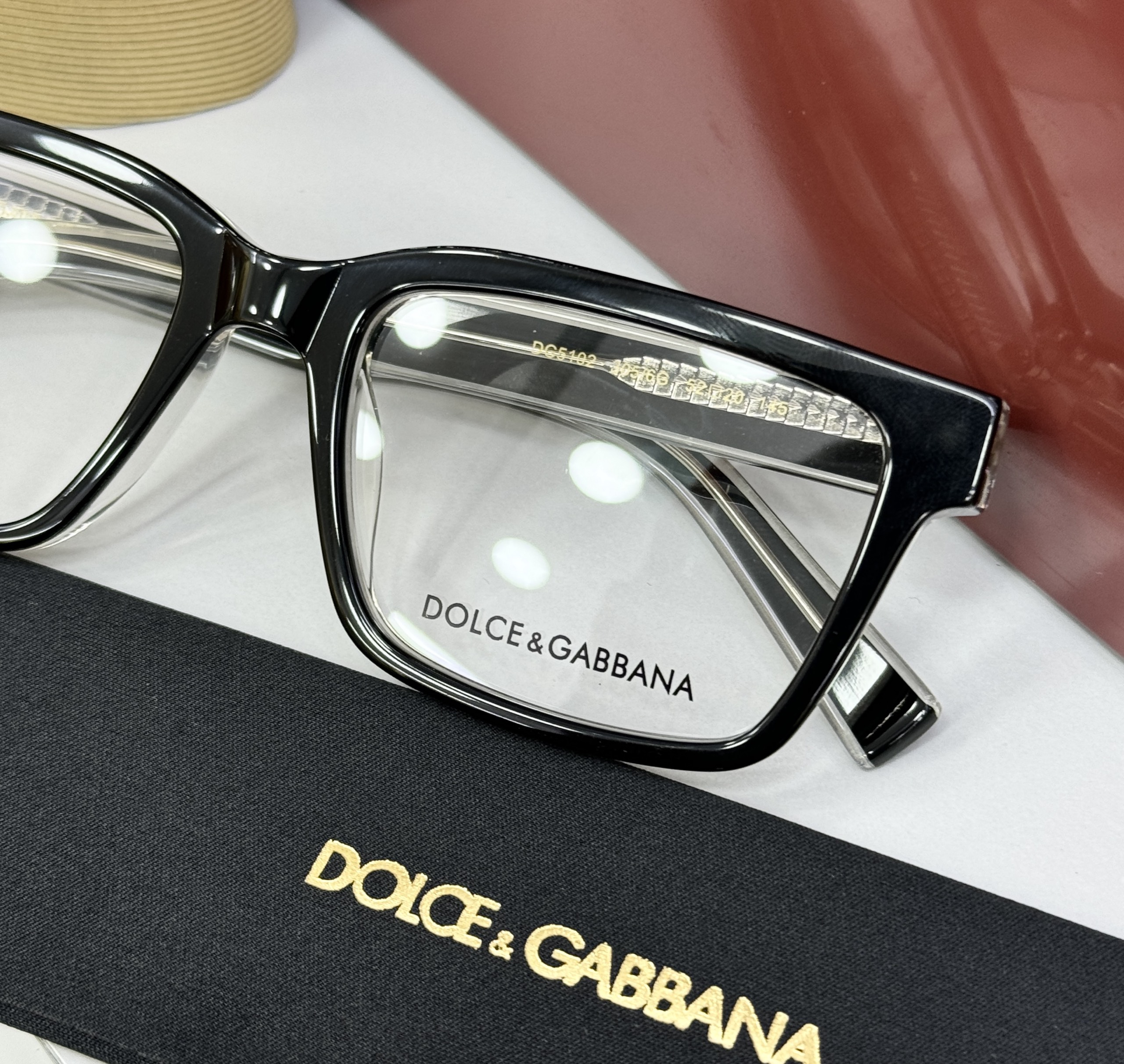Kính mắt thời trang Dolce Gabbana DG logo chữ Gọng Like Auth on web fulbox CD MK