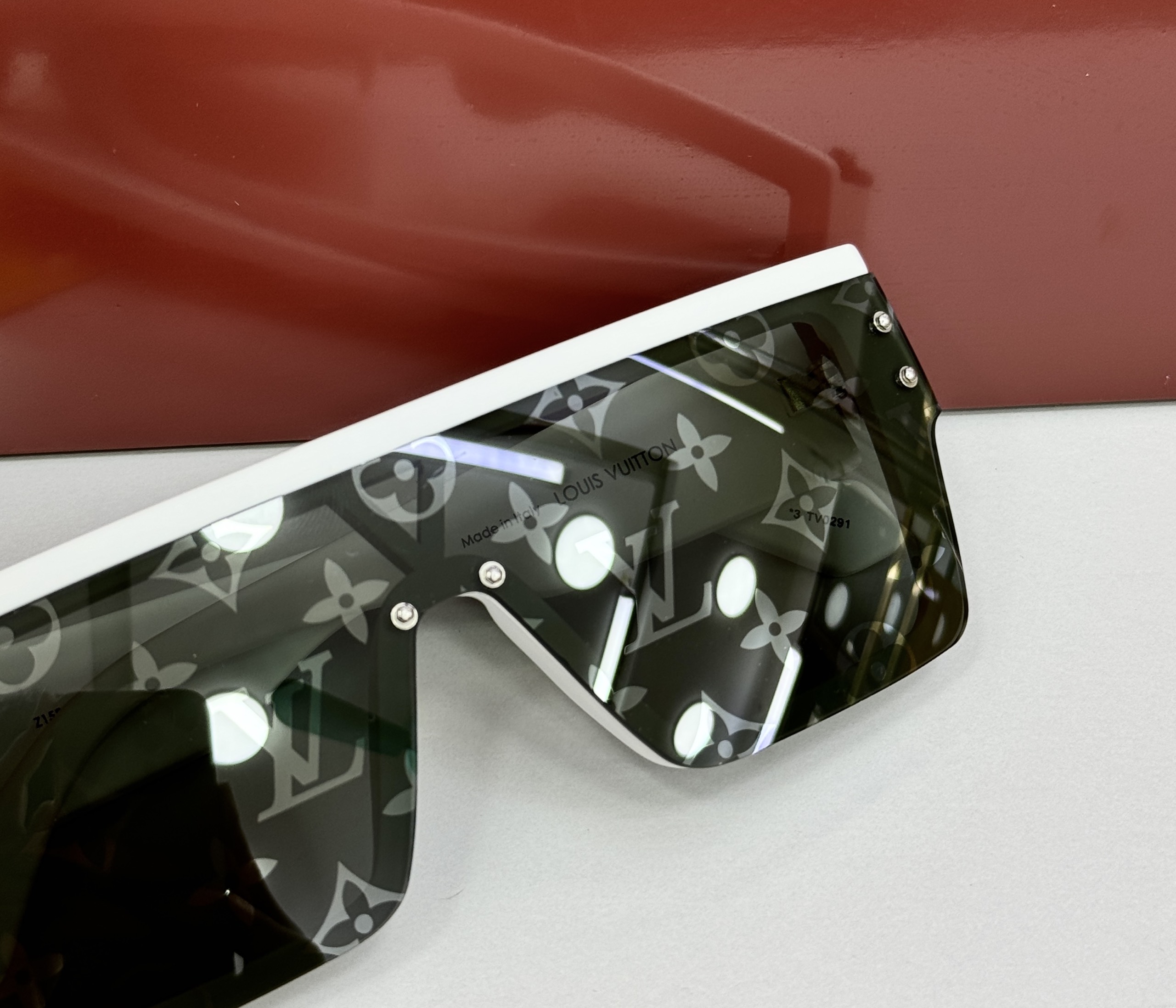 Kính mắt thời trang Louis Vuitton họa tiết hoa vân logo LV gọng to Like Auth on web fulbox CD