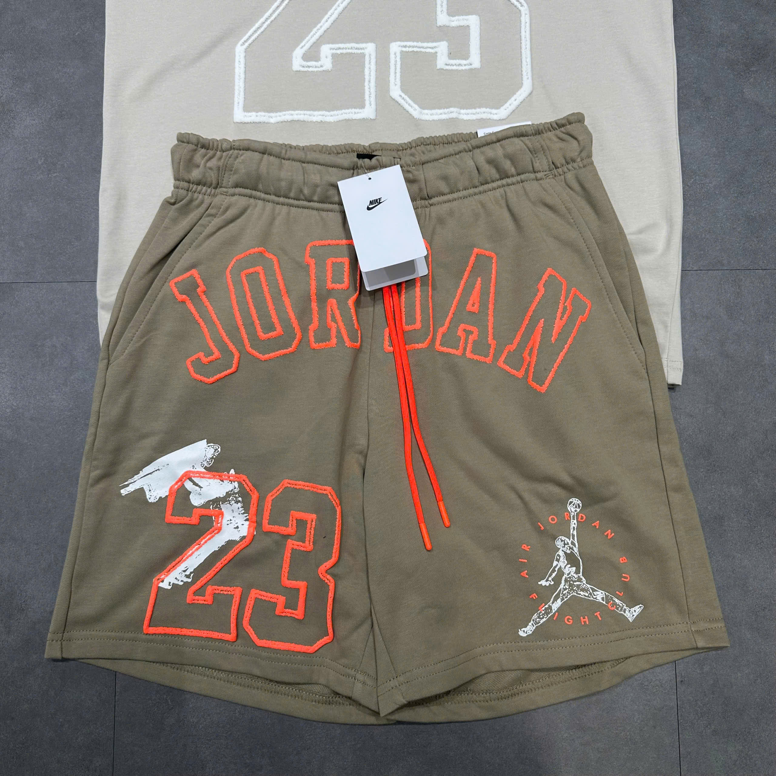 Bộ, Set hè Jordan 23 họa tiết logo chữ số thêu Like Auth on web MK