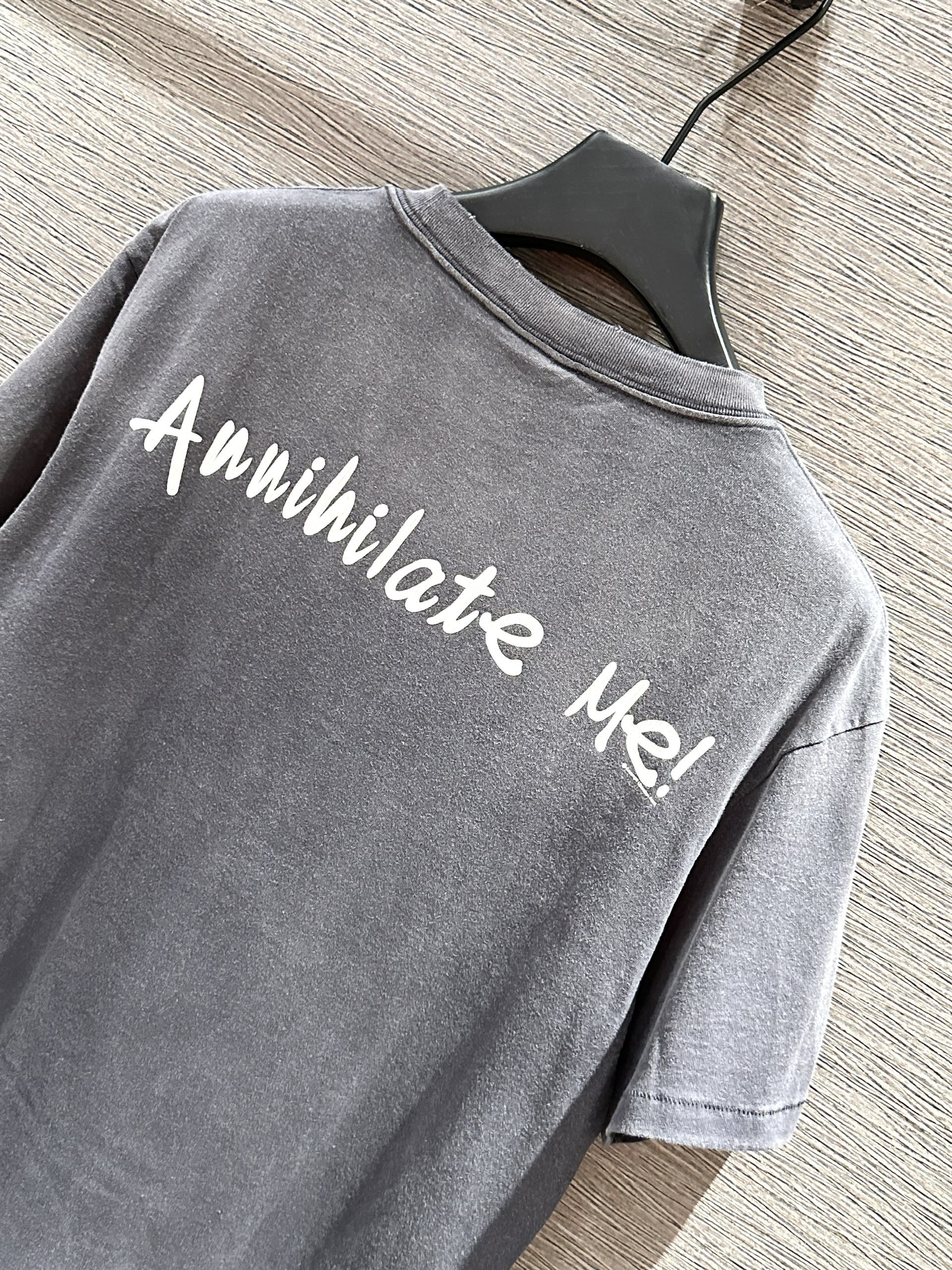 Áo phông T-shirt Saint Laurent YSL Đen họa tiết chữ Like Auth on web VTN